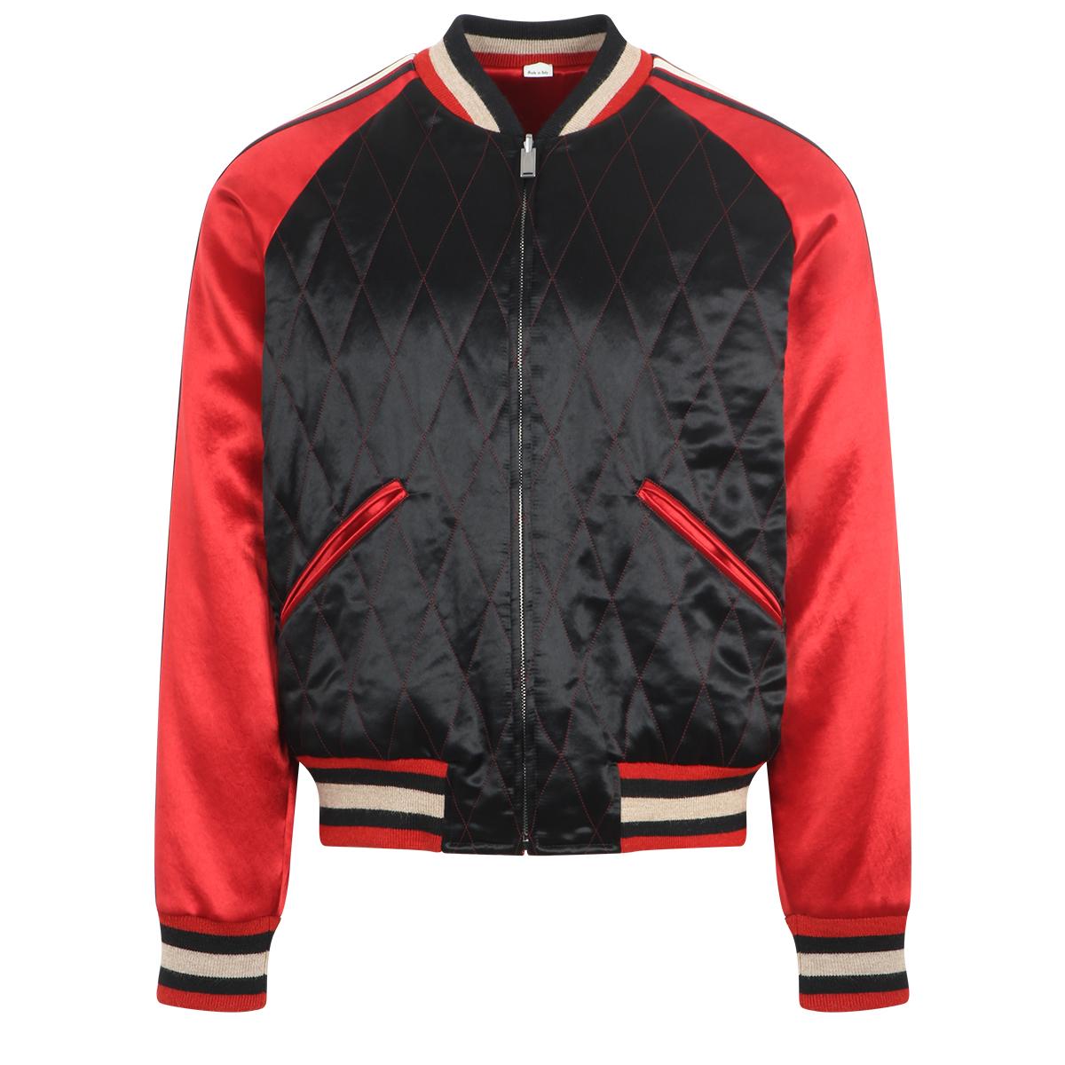 red and black gucci jacket