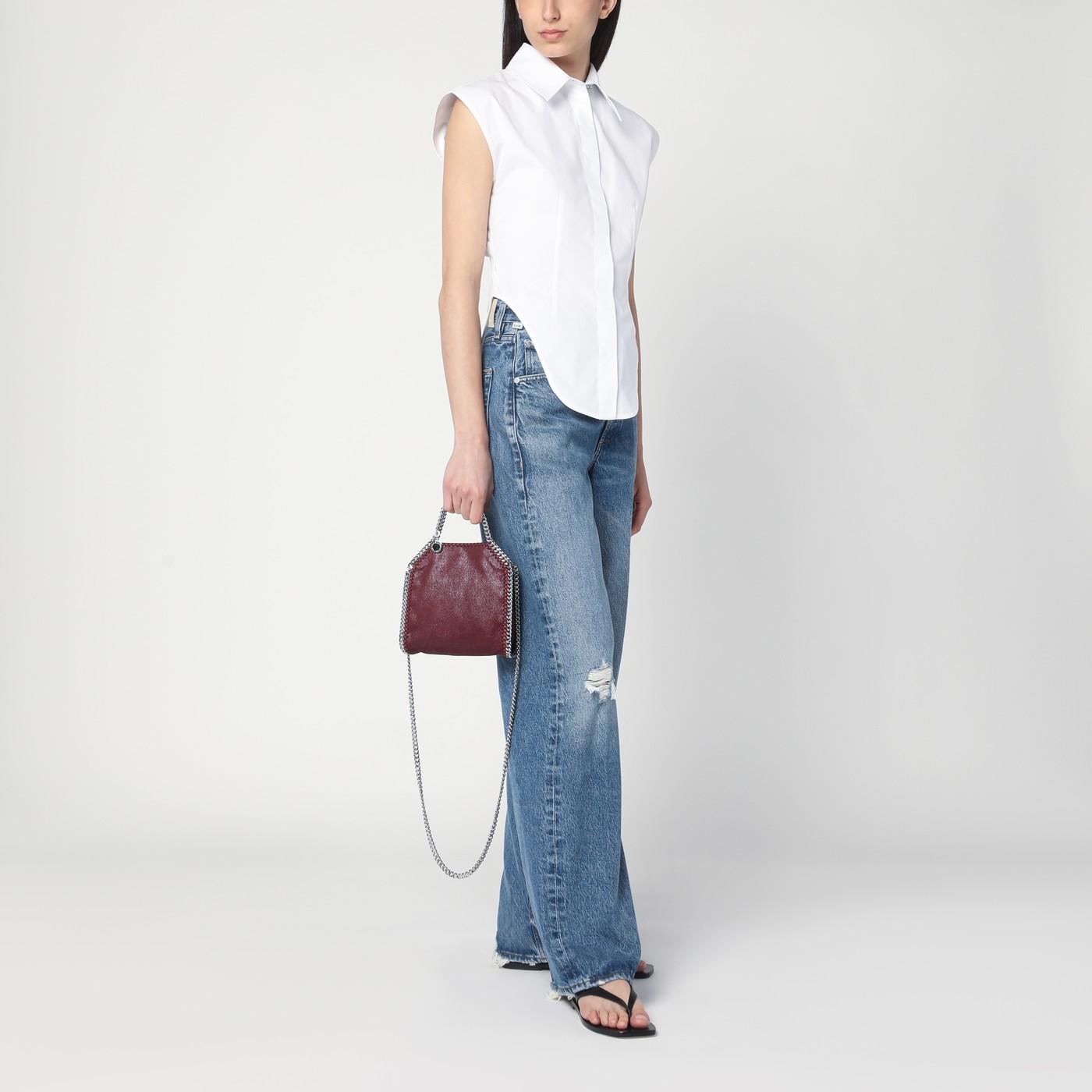 トートバッグ STELLA MCCARTNEY TOTE BAG MICRO FALABELLA PLUM COLOUR STELLA MCCARTNEY - Mini Falabella tote bag | Leam Roma