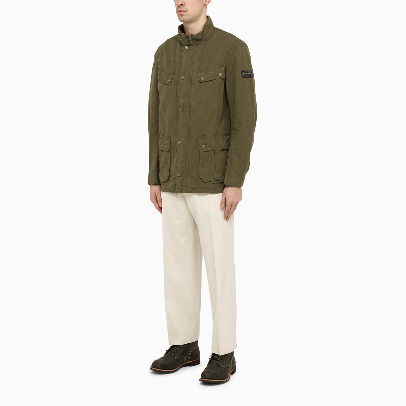 Barbour International giacca cerata verde Duke Wax Jacket