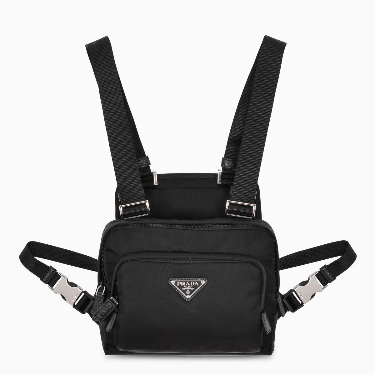 Prada Black Harness Bags for Men - Lyst