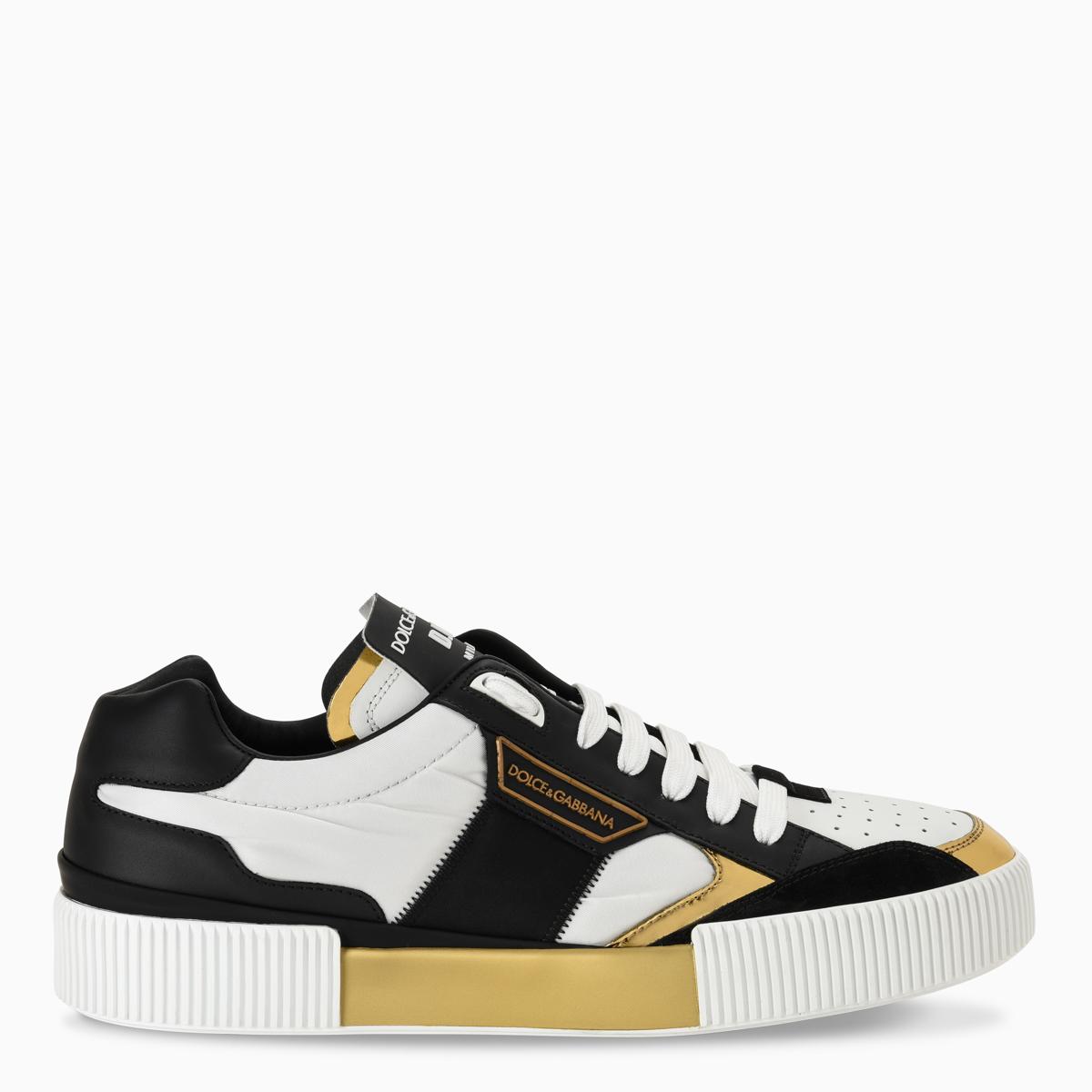 dolce and gabbana yellow and black sneakers