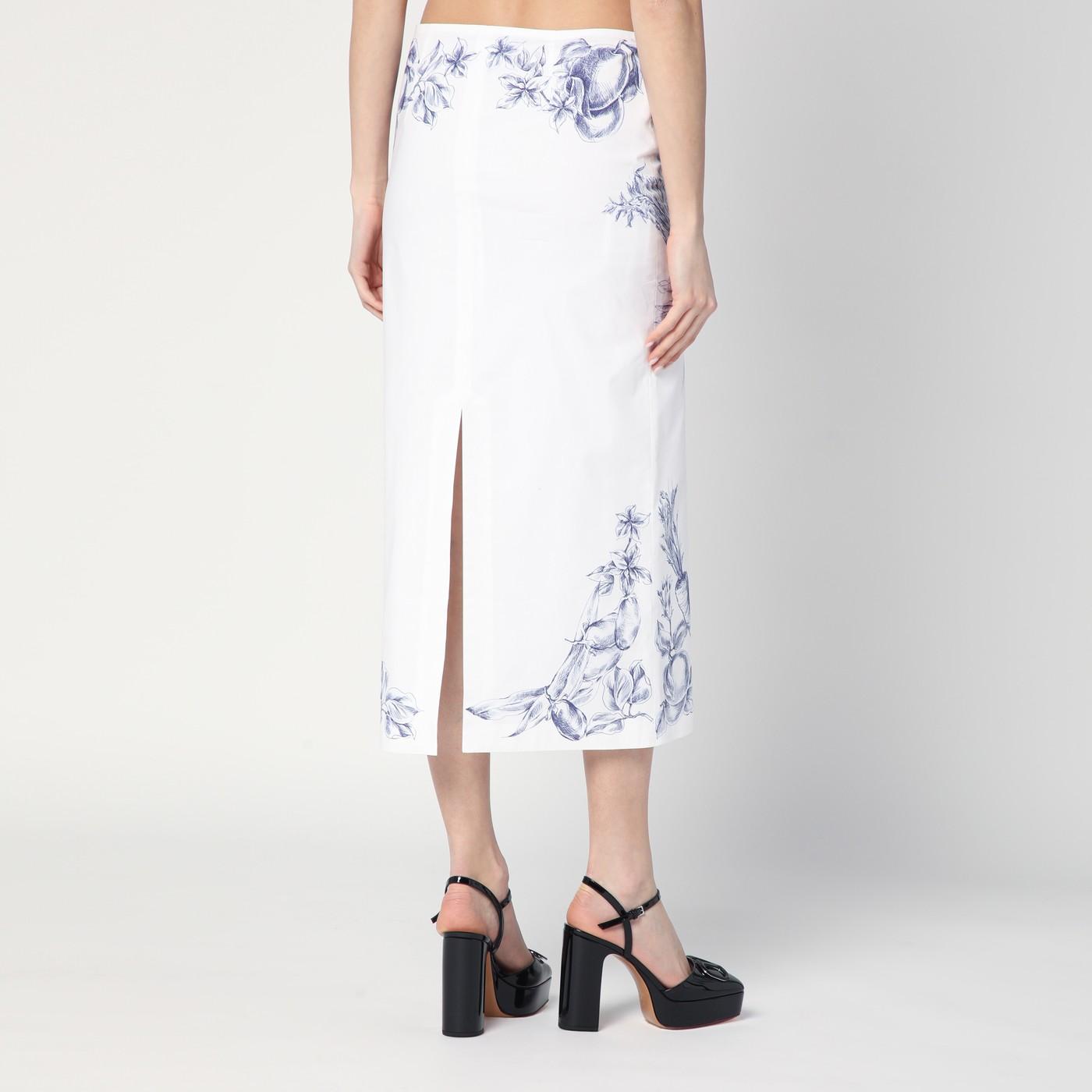 スカート Moschino Longuette skirt with Olivia print Moschino Longuette Skirt With Olivia Print in Blue | Lyst
