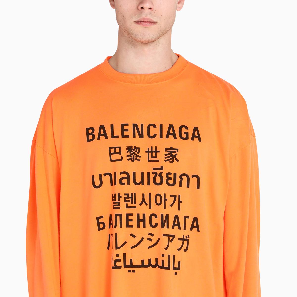 balenciaga t shirt languages
