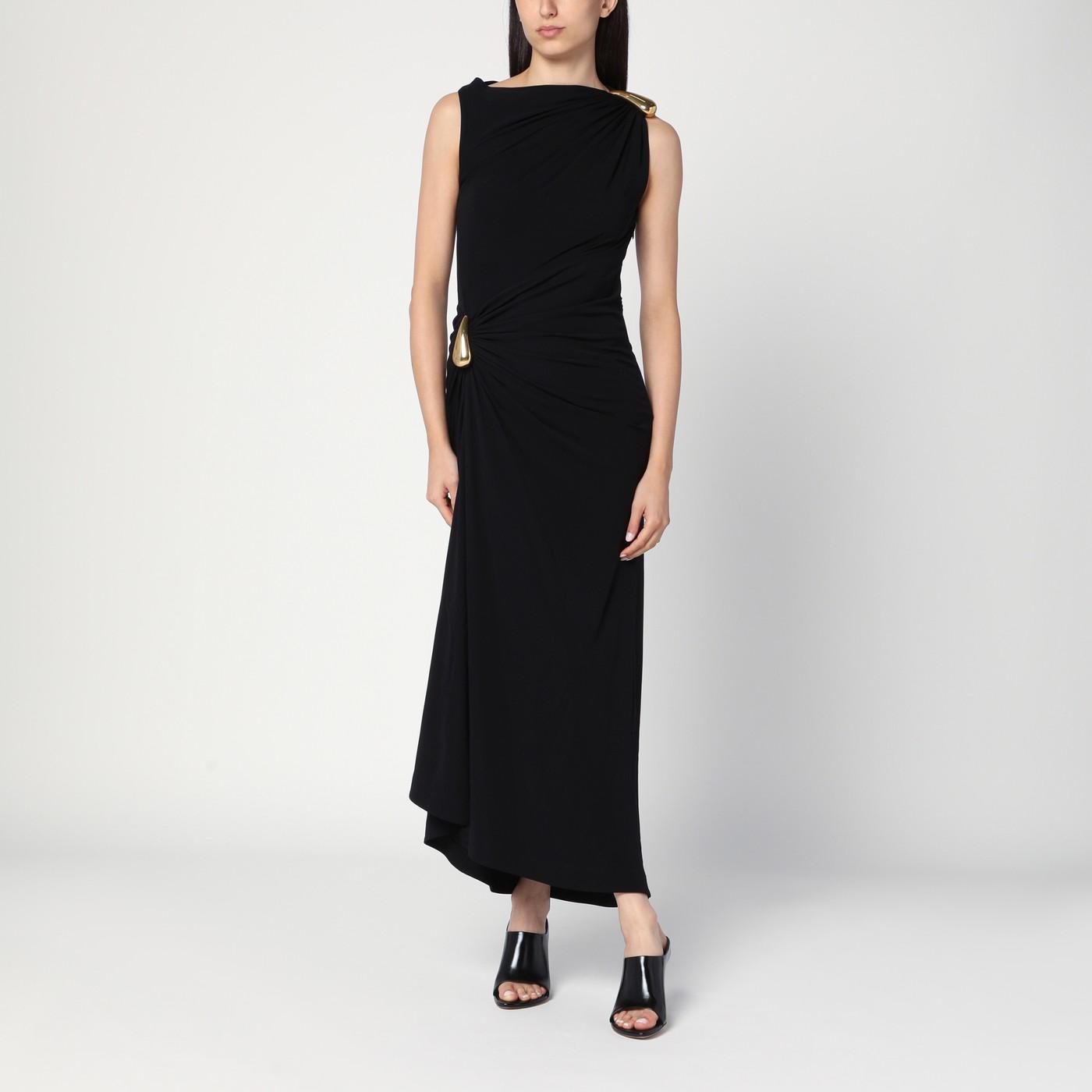 Bottega Veneta ブラックロングドレス Bottega Veneta ブラックロングドレス - メルカリ