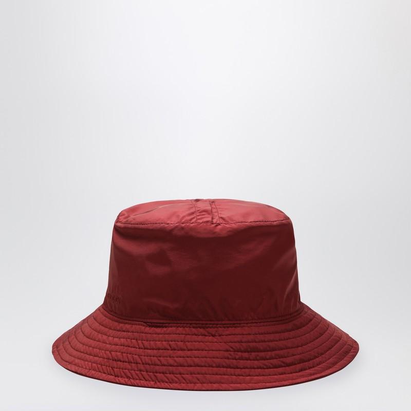 ハット GUCCI REVERSIBLE BURGUNDY NYLON GG HAT Gucci Reversible Burgundy Nylon Gg Hat In Red | ModeSens