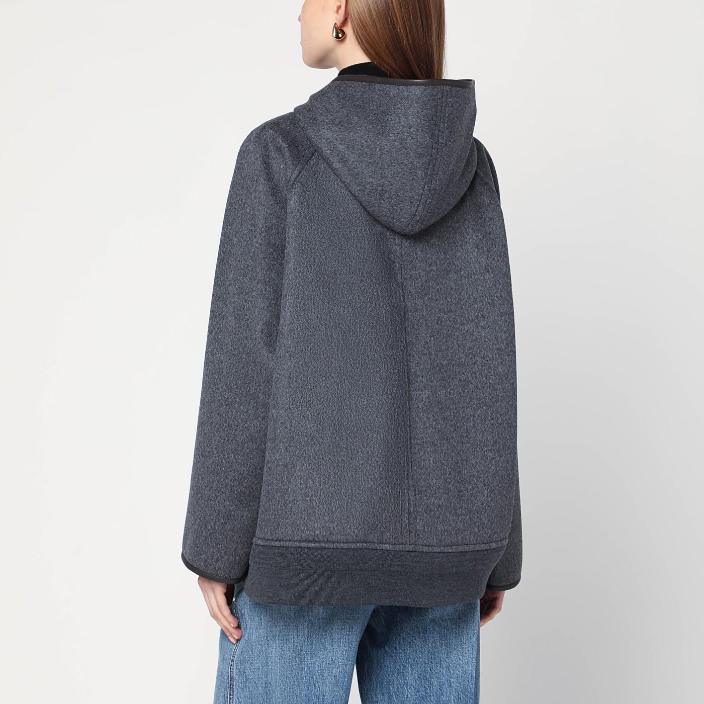 ジャケット BOTTEGA VENETA Dark Grey Wool Jacket Bottega Veneta - Wool and cotton felt jacket Bottega Veneta