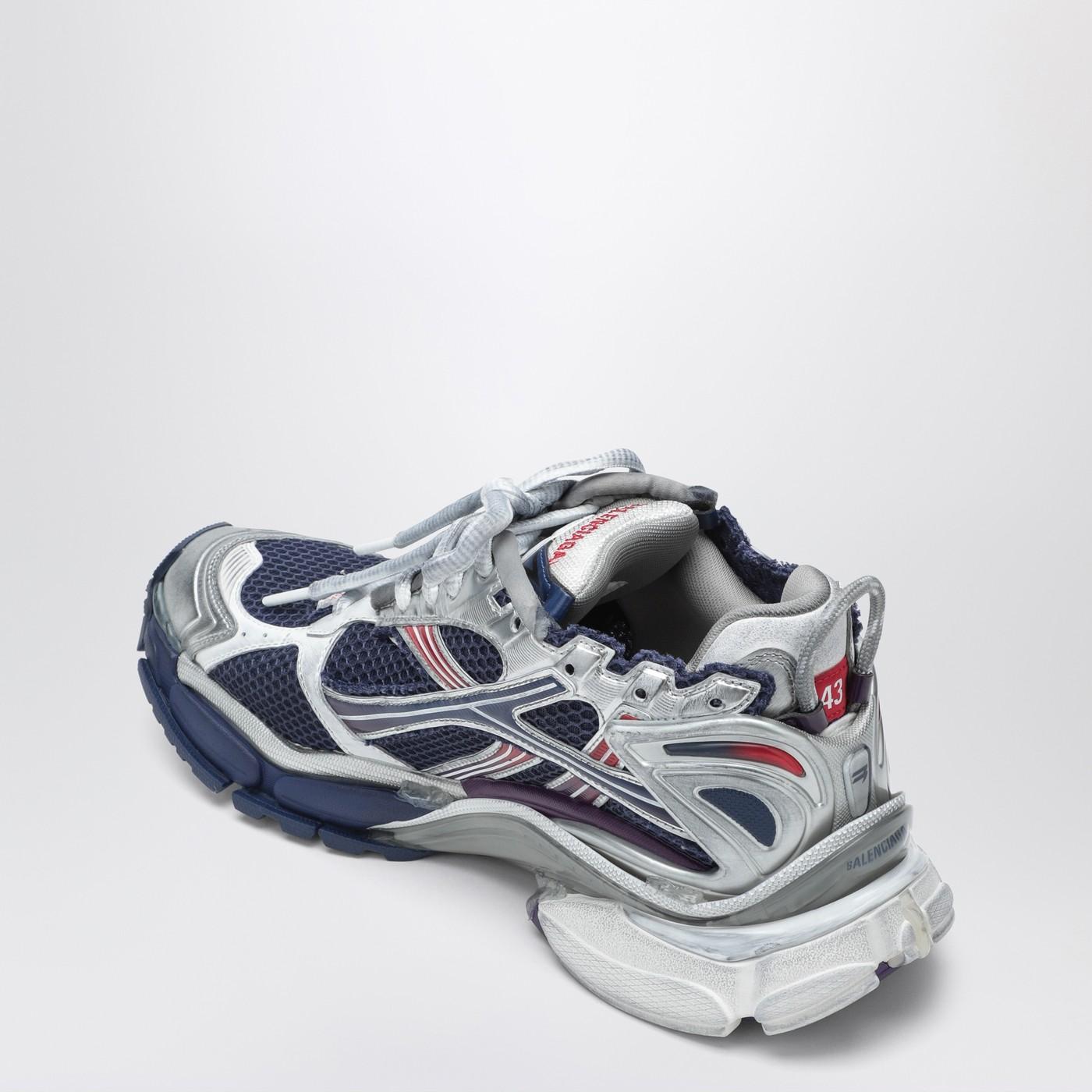 【関税&送料込】Balenciaga Sneaker Runner Silver Blue Red Balenciaga Sneaker Runner Silver/blue/red for Men | Lyst