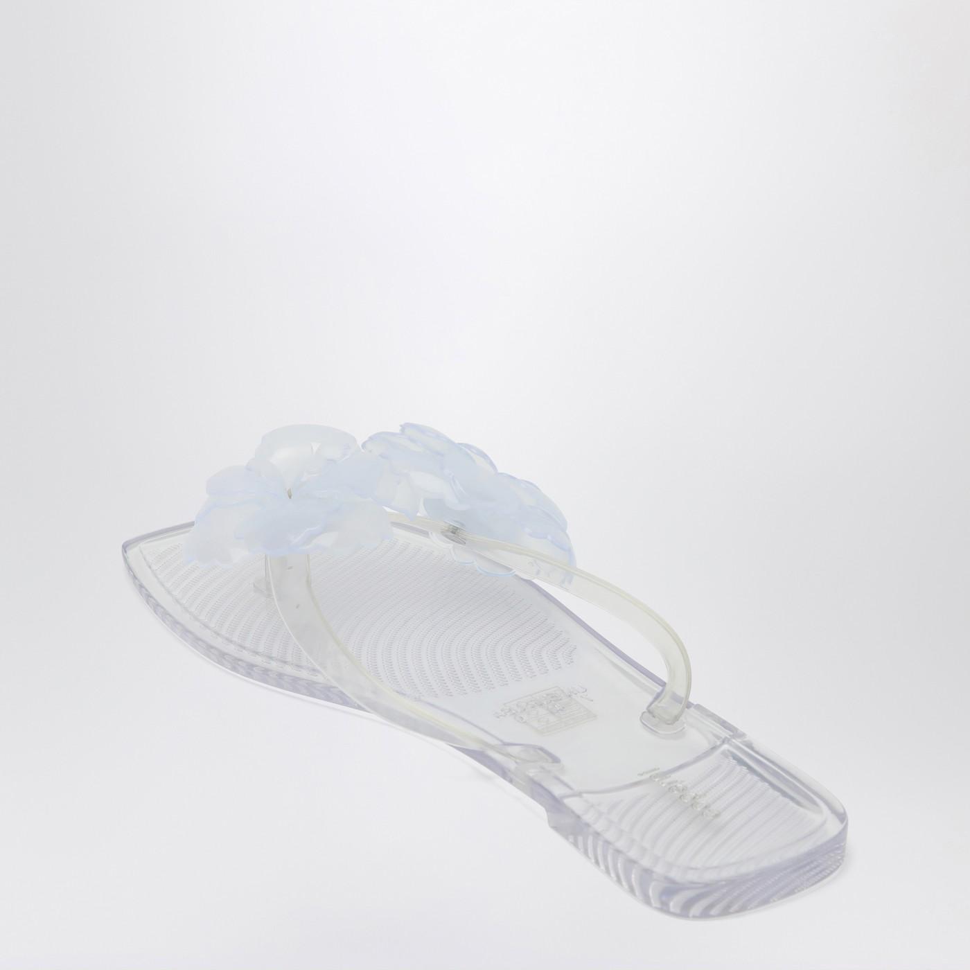 シューズ・サンダルその他 COPERNI Transparent silicone flower flip-flops Coperni Transparent Silicone Flower Flip-flops in White | Lyst