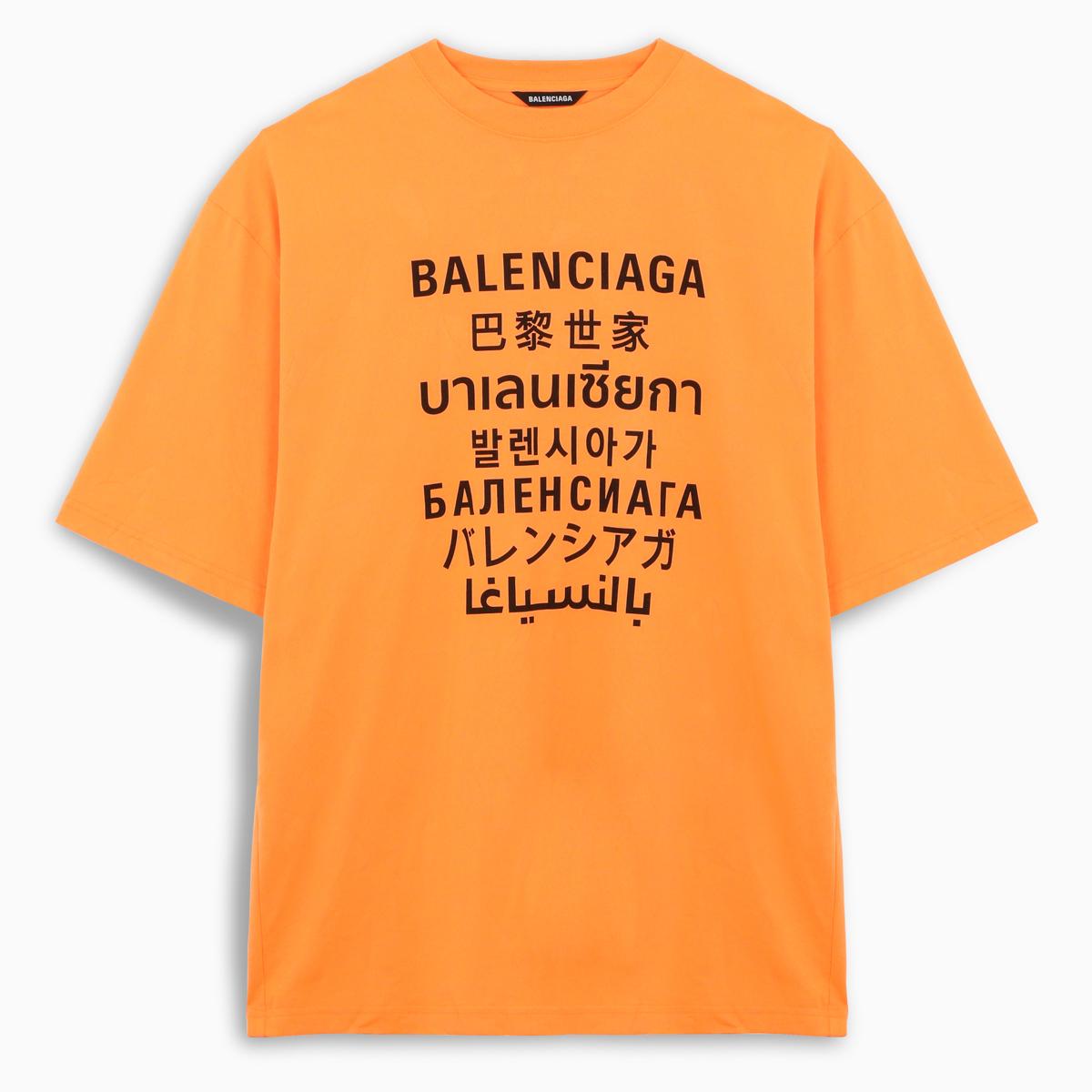 Balenciaga Multi Language Logo T-shirt 