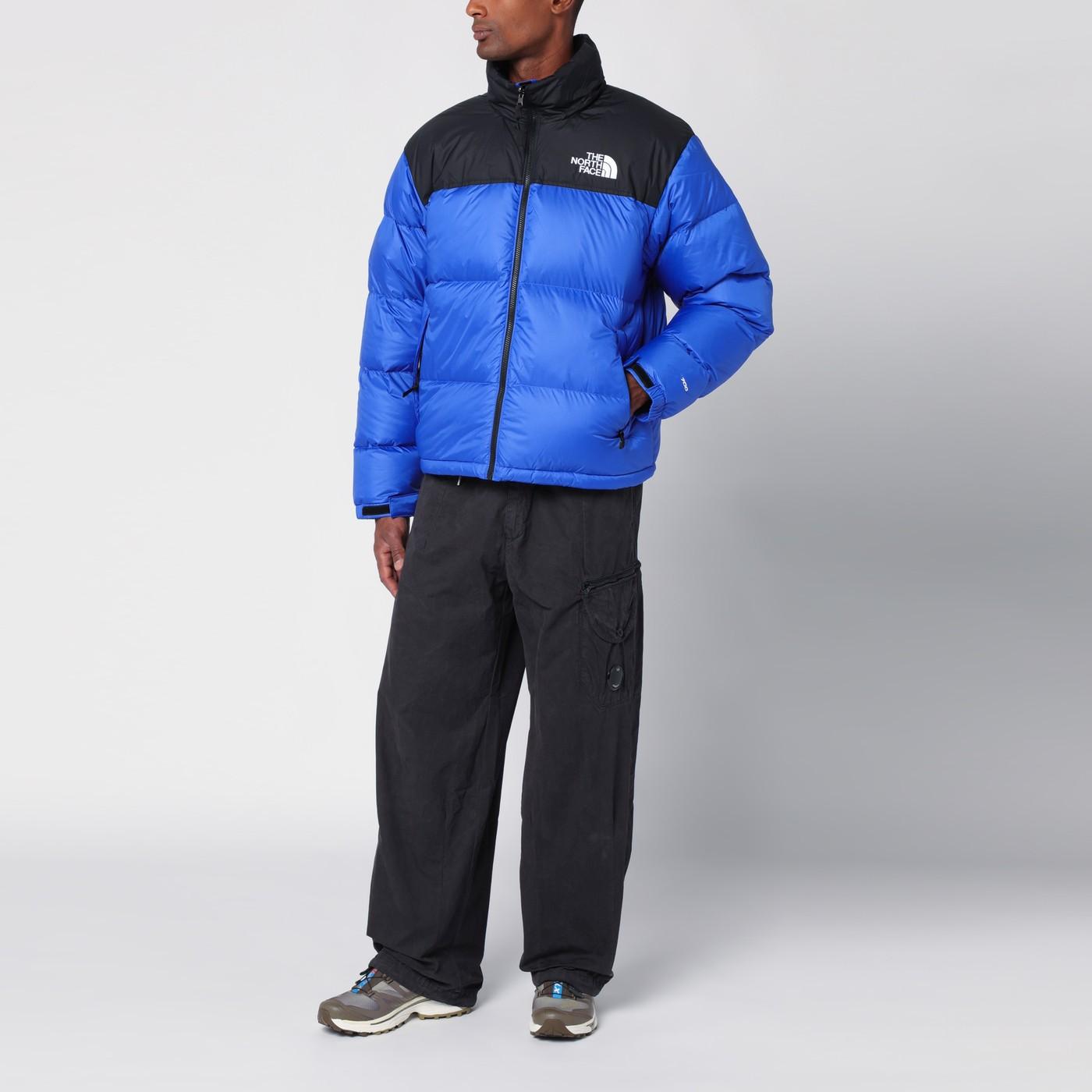 The North Face Retro Nuptse 1996 Black bright White Down Jacket in Blue for Men Lyst UK