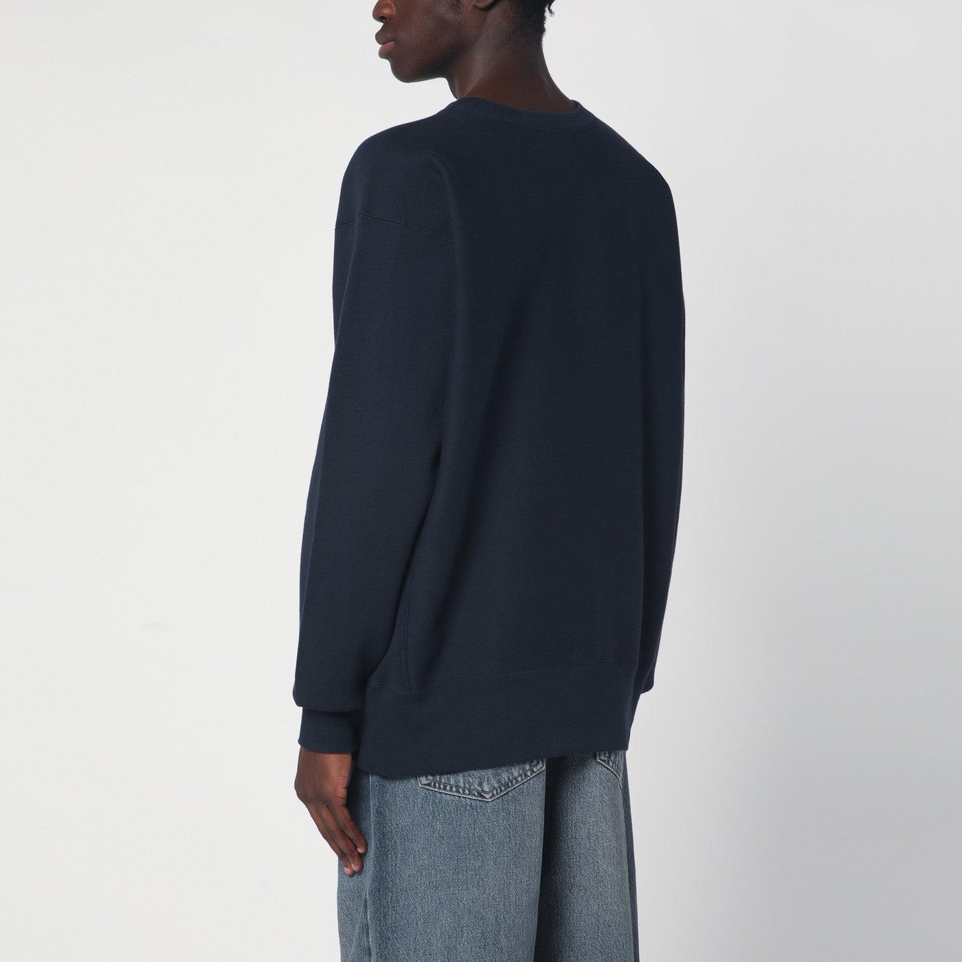Champion Navy Sweatshirt True To Archive Reverse Weave in Blue for