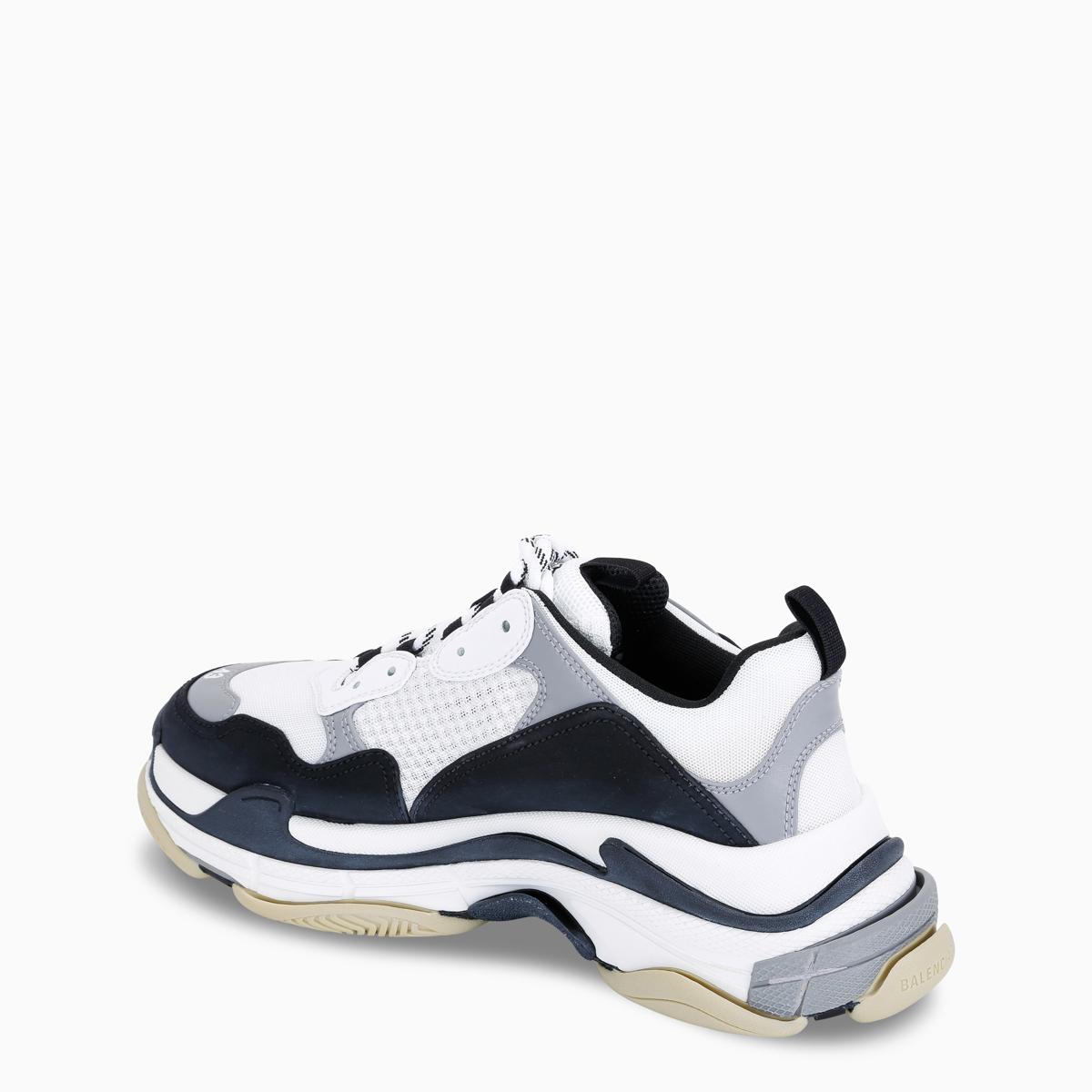 grey black and white balenciaga track