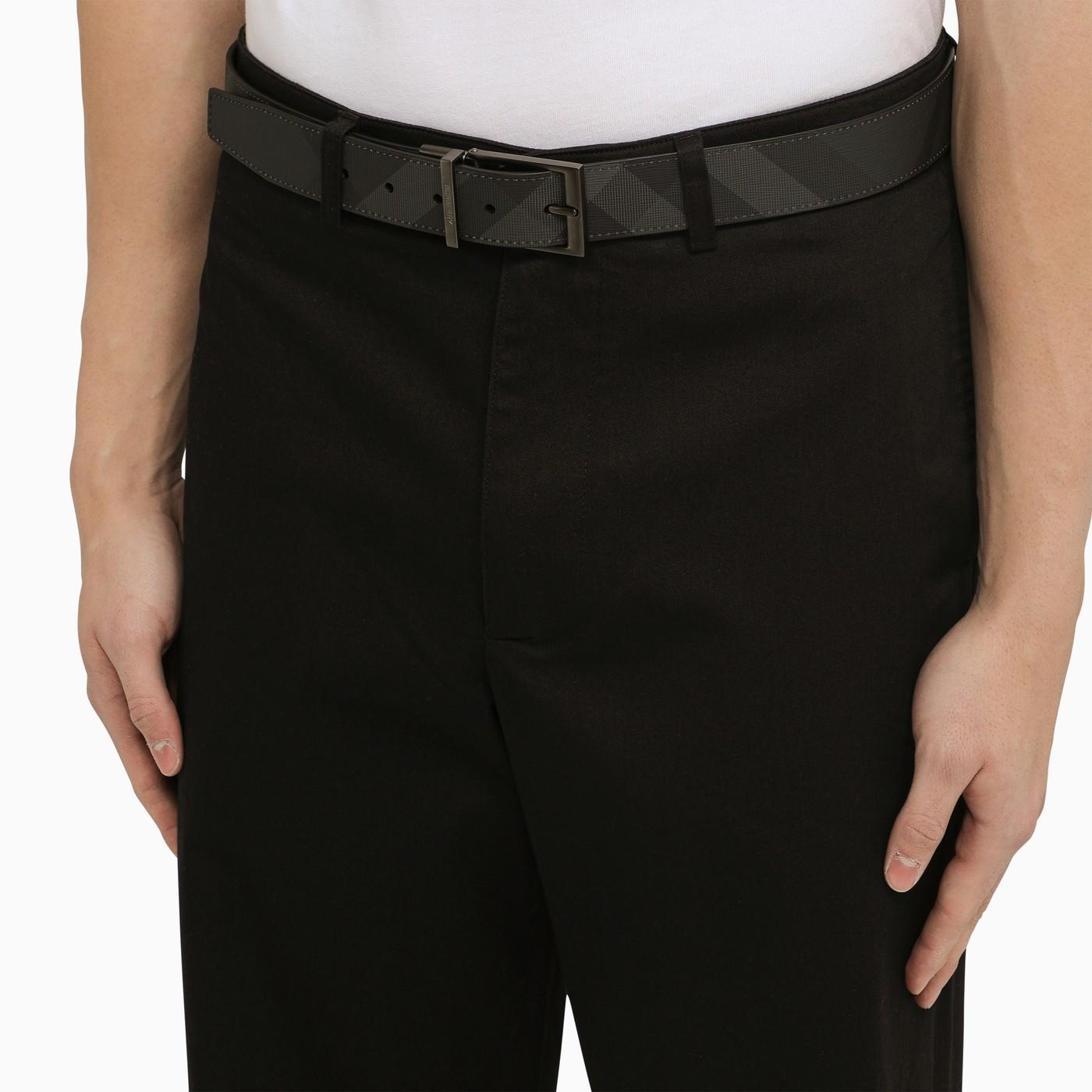 Burberry smoked top check belt