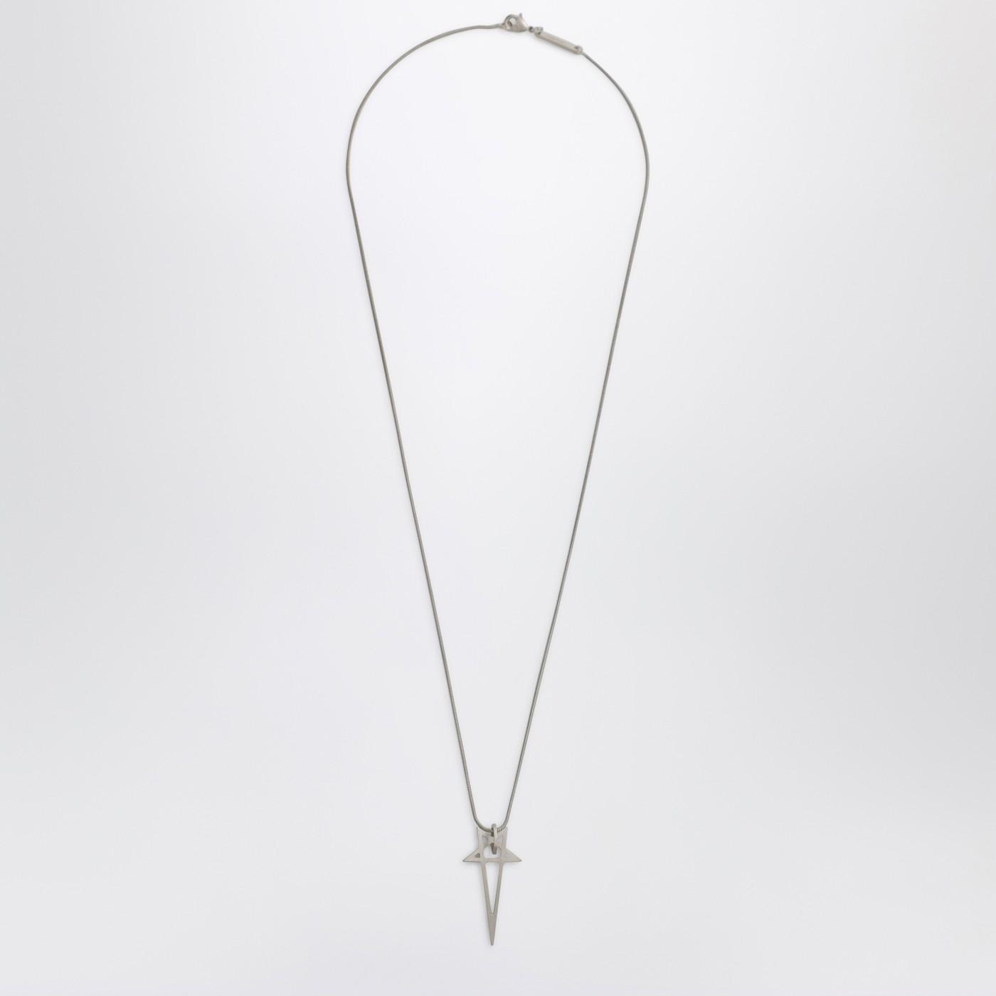 ネックレス・チョーカー Rick Owens Silver Cunt Necklace In l Rick Owens Silver Cunt necklace in metal | TheDoubleF