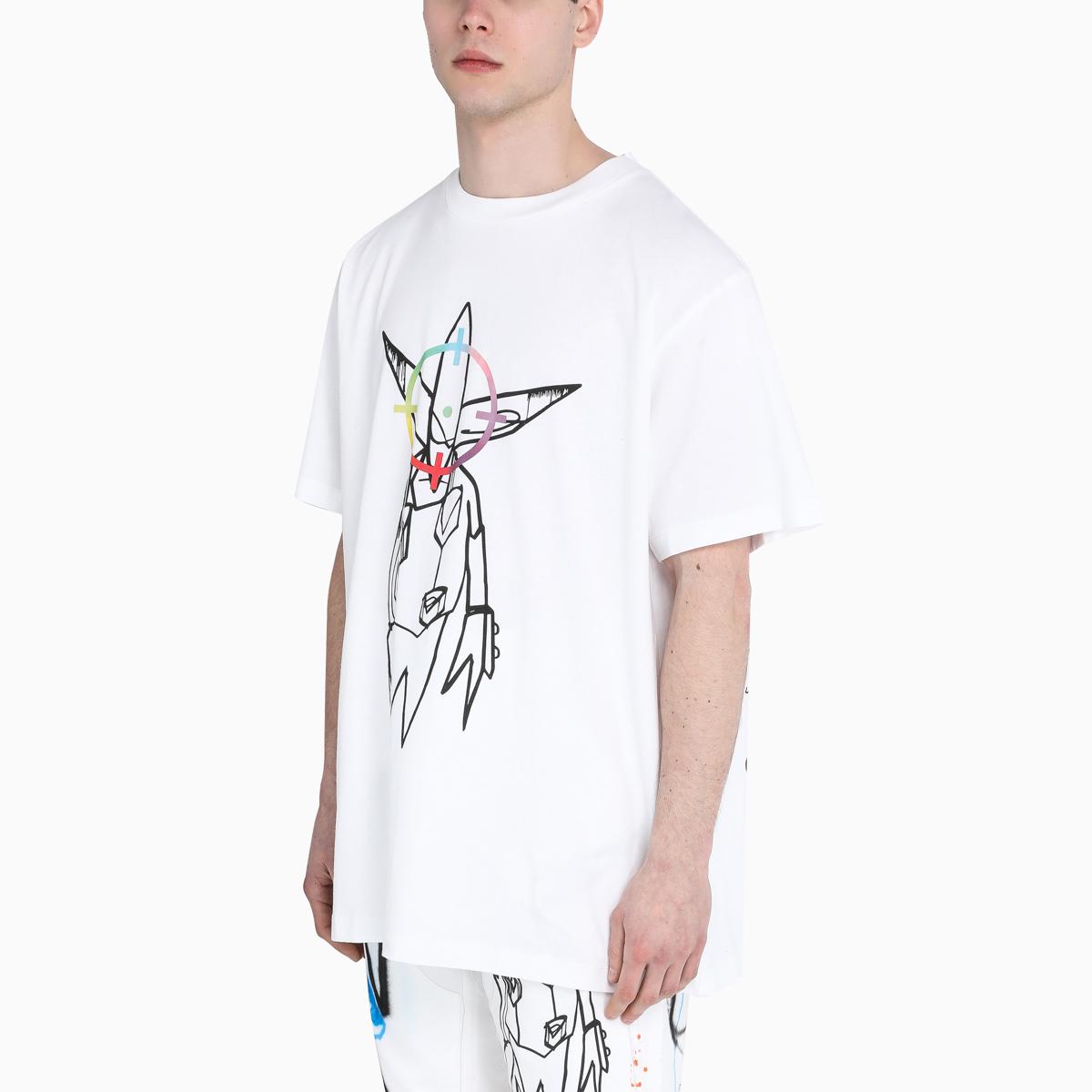 Off-White c/o Virgil Abloh Cotton Futura Alien S/s Over T-shirt in 