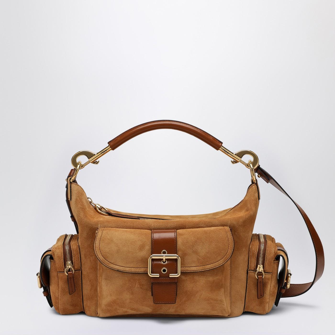 【関税&送料込】Chloe Tan Coloured Suede Leather Camera Bag Chloé Chloã Tan Coloured Suede Leather Camera Bag in Brown