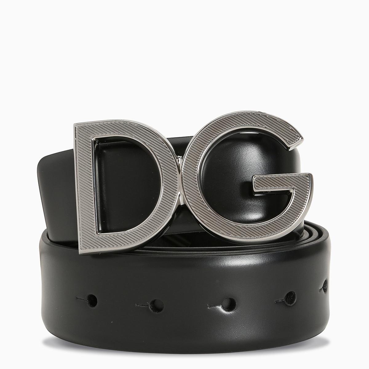 d&g men's leather belt