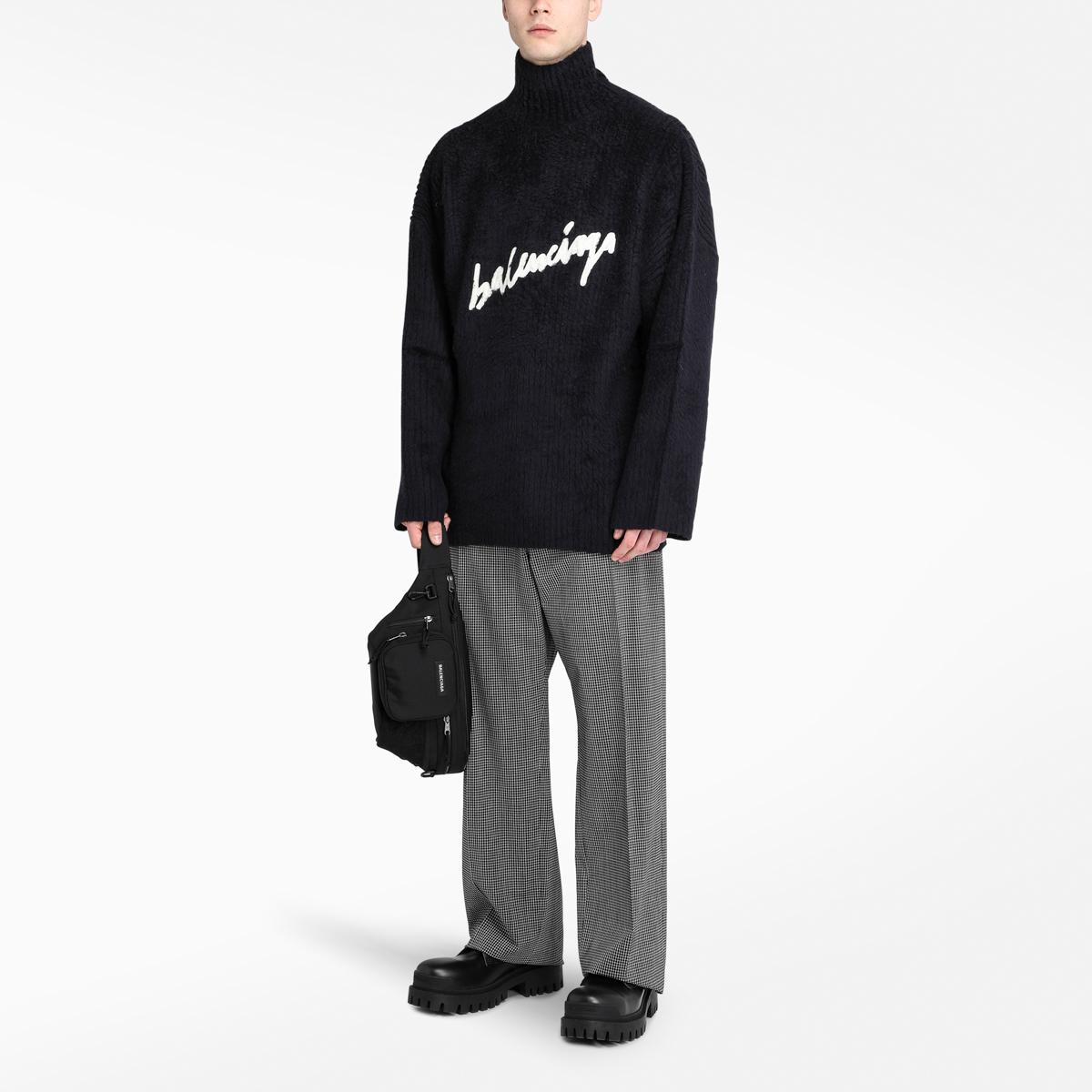 balenciaga blue jumper