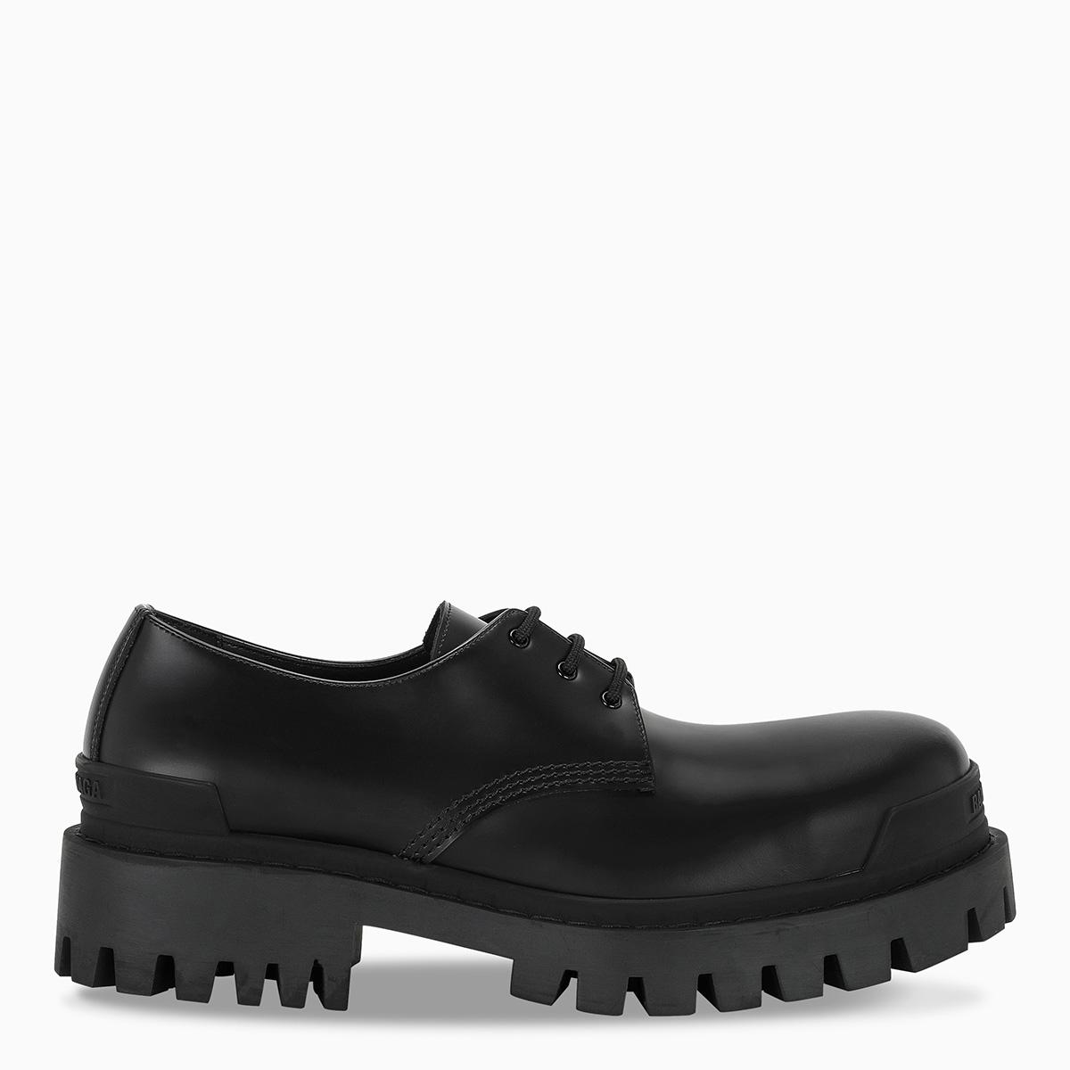 Balenciaga Leather Chunky Shoes in Black for Men - Lyst