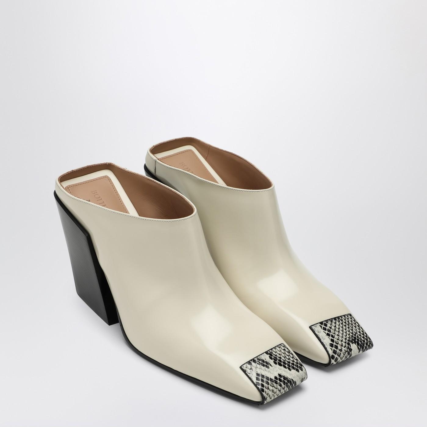 パンプス Bottega Veneta Ivory Leather Ventura Mules Bottega Veneta Ivory Leather Ventura Mules | italist, ALWAYS