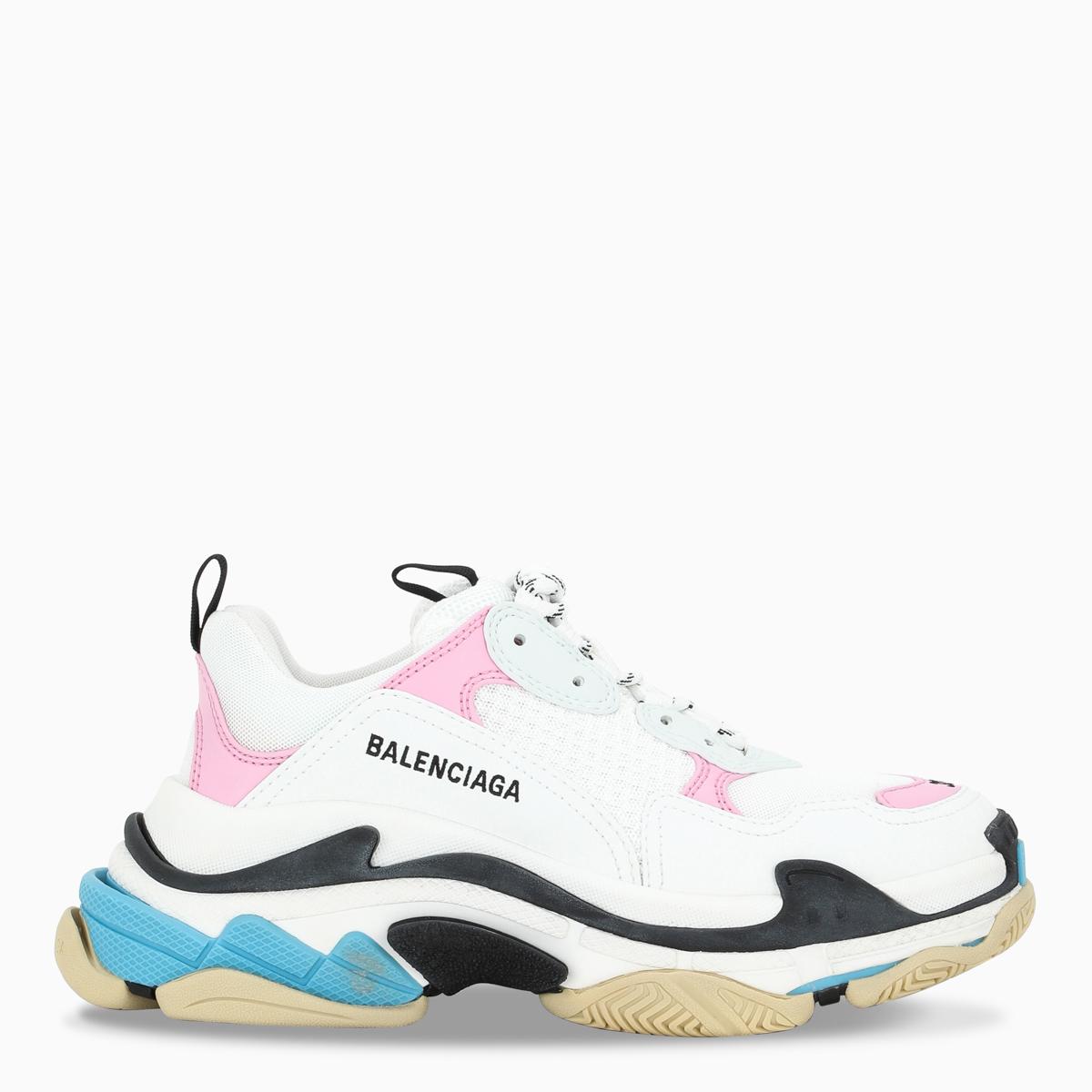 balenciaga pink and blue sneakers