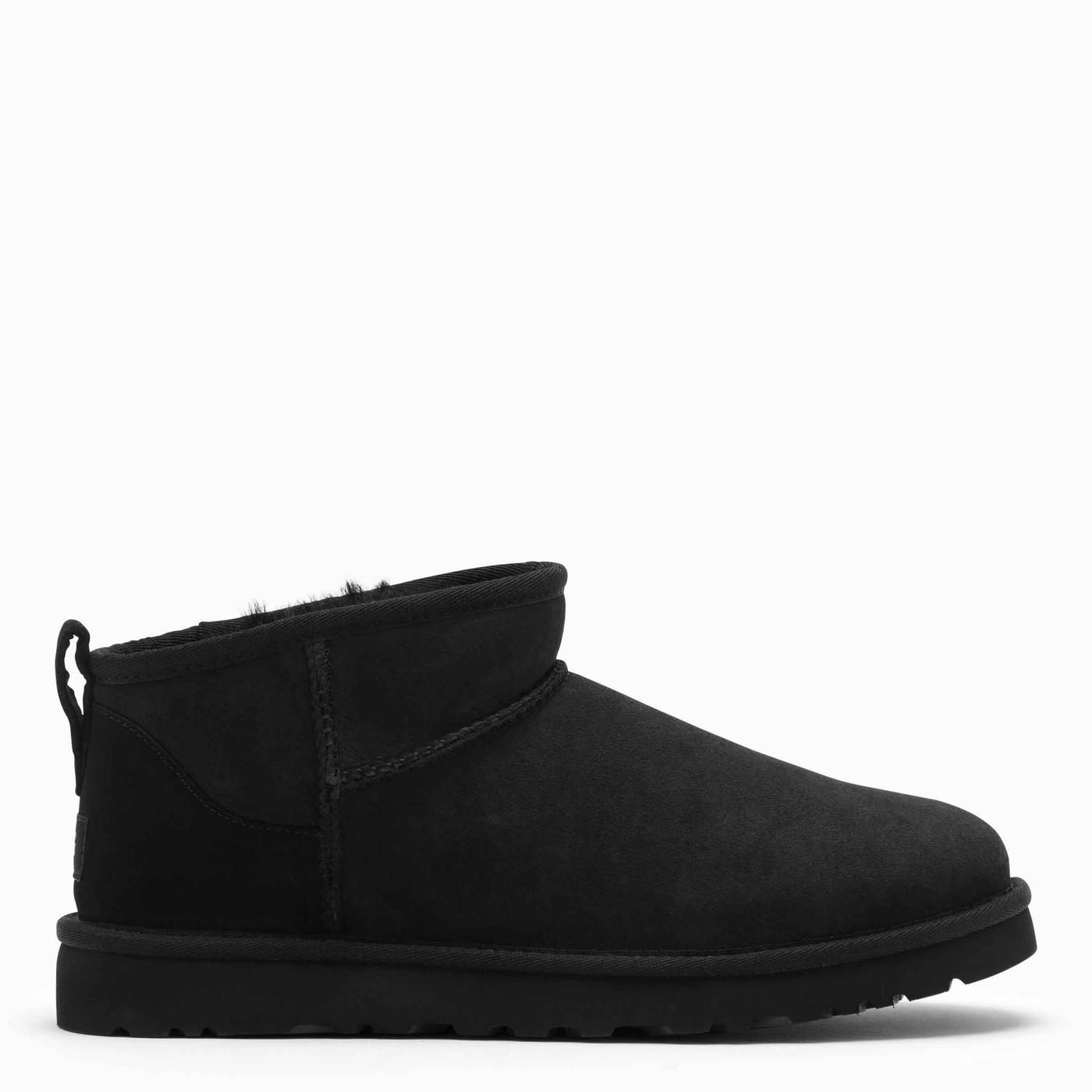 UGG Classic Ultra Mini Ankle Boots in Black for Men | Lyst