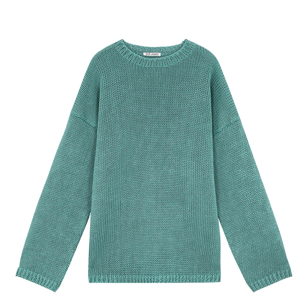 Our Legacy Mint Green Cotton Crew-neck Sweater for Men - Lyst