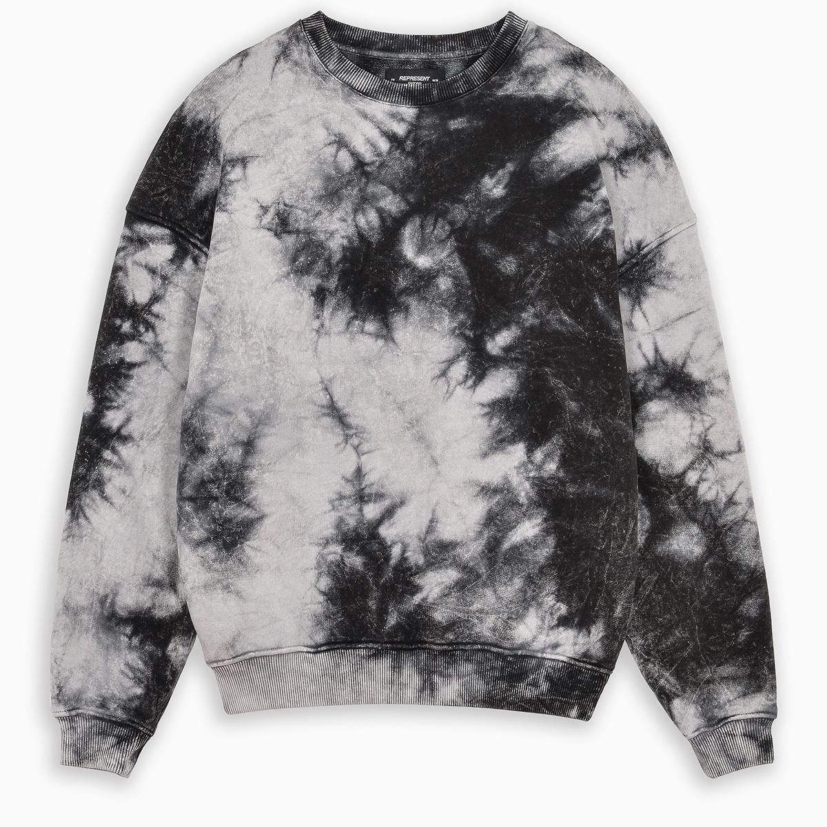 Represent Black Tie dye Sweatshirt for Men Lyst