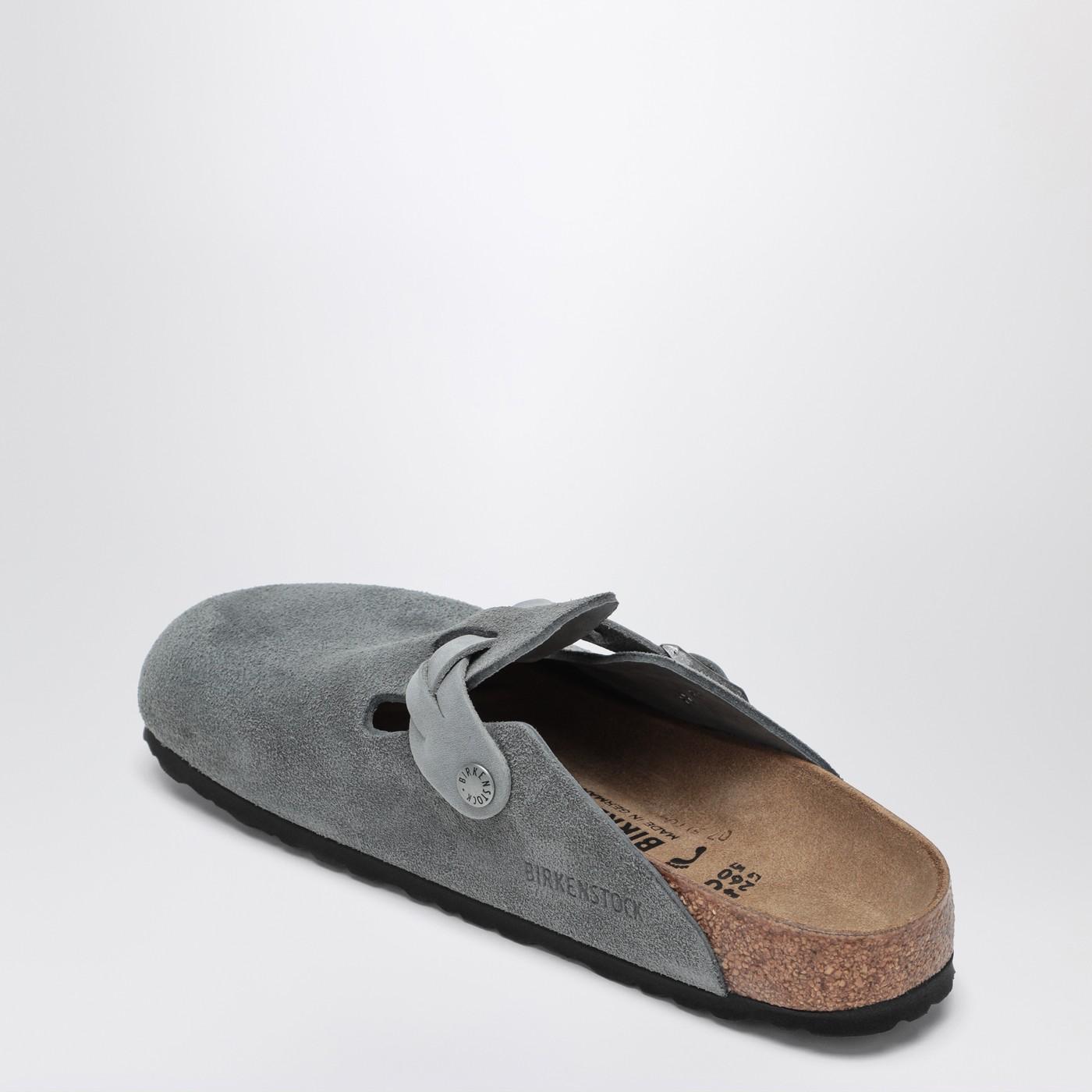 Birkenstock Slipper Boston Braided Colour Basalt in Gray | Lyst