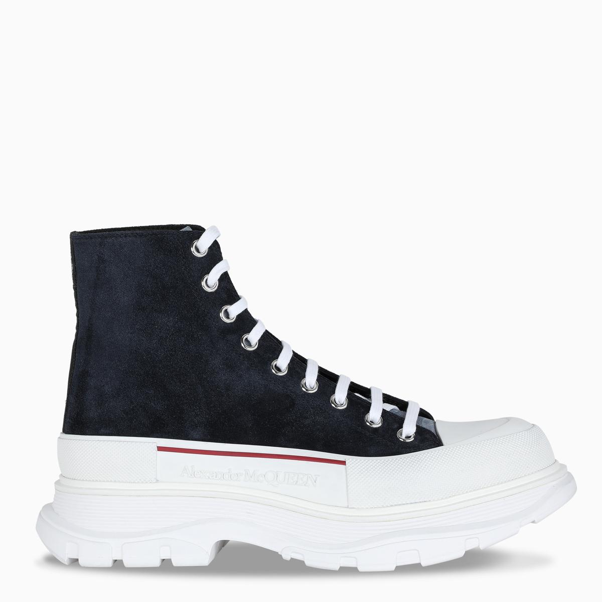 alexander mcqueen tread slick glitter high top boots