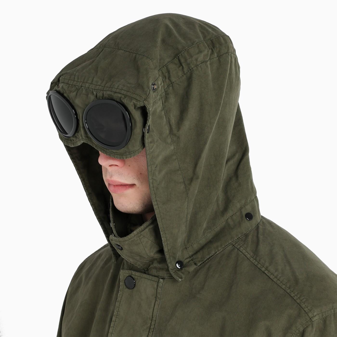 C.P. Company Olive Green 50 Fili Rubber Mille Goggle Jacket for Men - Lyst