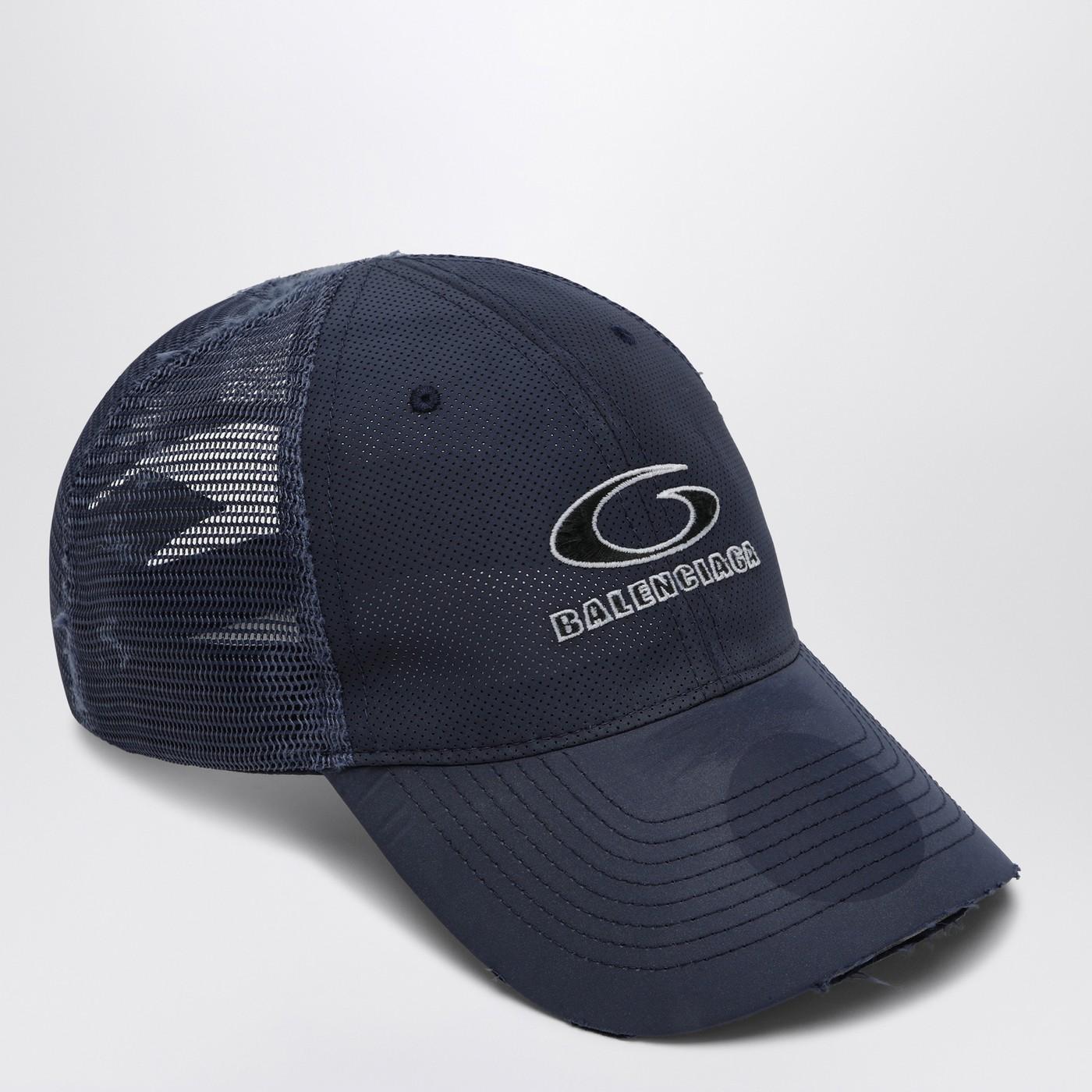 BALENCIAGA レディース メンズ Loop Sports Icon キャップ Balenciaga Loop Sports Icon blue mesh baseball cap | TheDoubleF