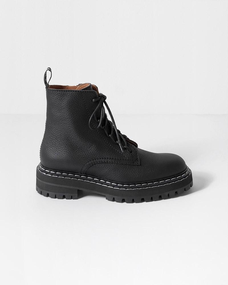 proenza schouler suede combat boots