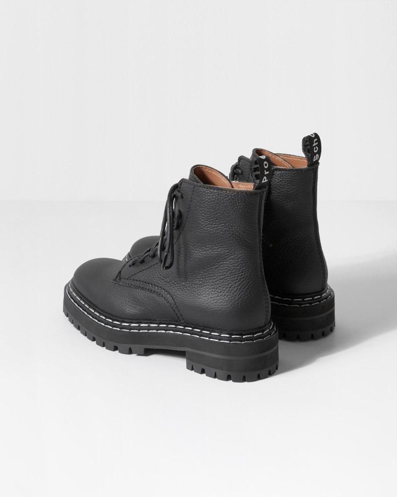 proenza schouler suede combat boots