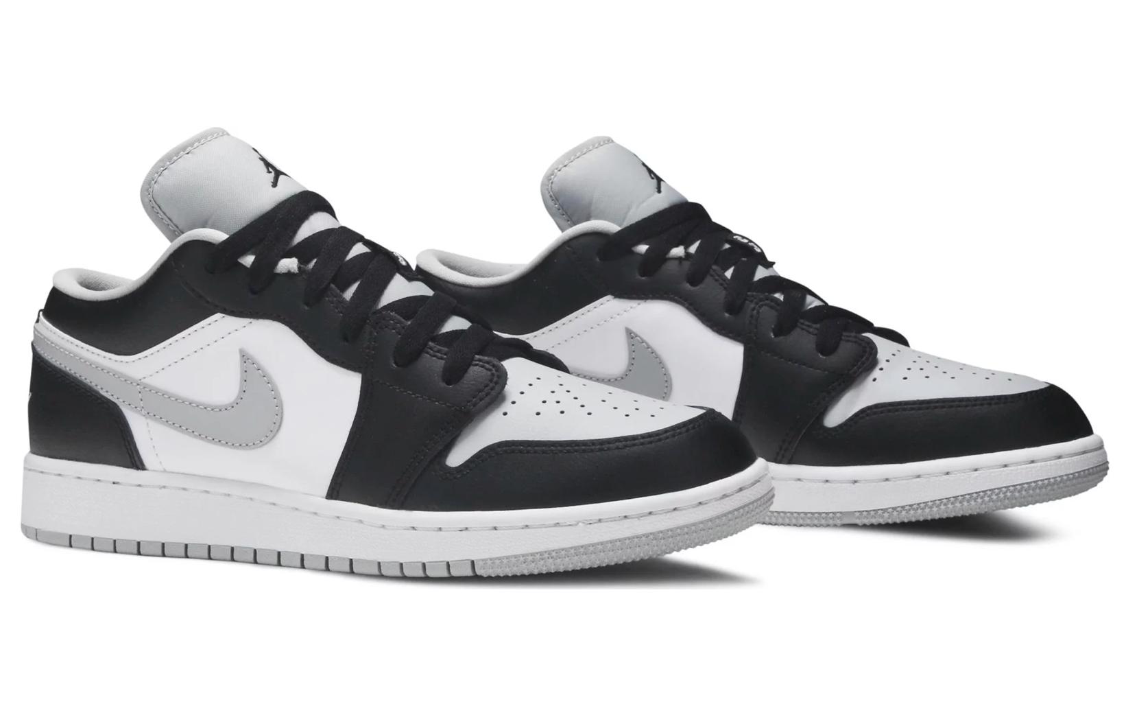 Nike Jordan 1 Low Grey Toe (gs) in Black | Lyst