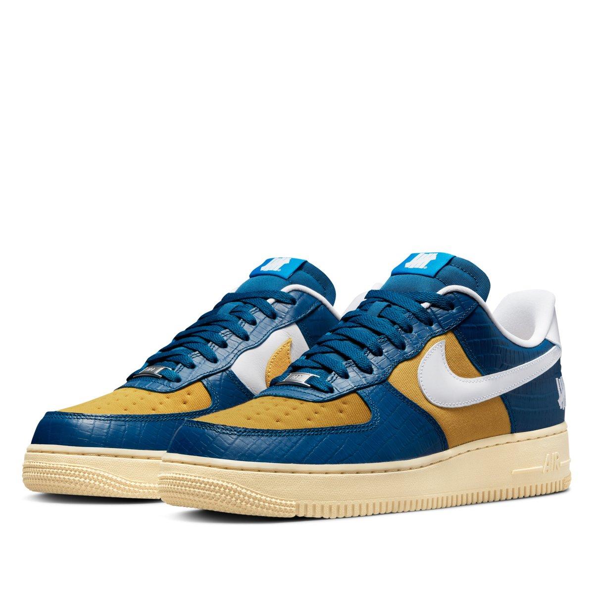 Nike Air Force 1 X Undefeated Low Blue Croc | Lyst