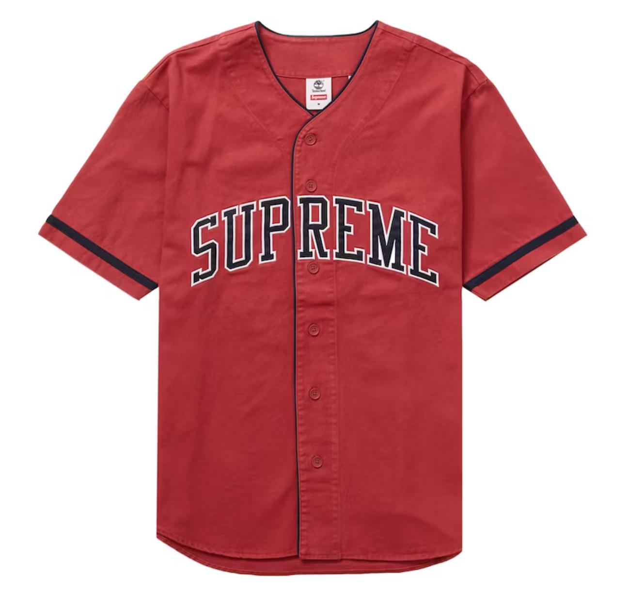 Supreme Timberland Baseball Jersey Red | Lyst