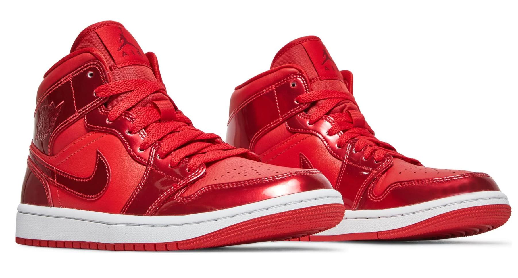 Nike Air Jordan 1 Mid Se Red Pomegranate (w) | Lyst