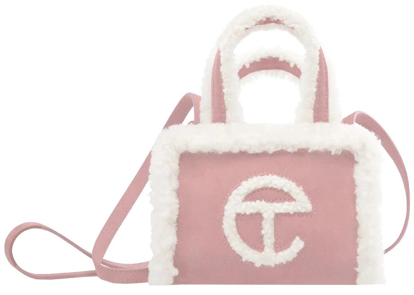 Faux fur mini bag Ugg X Telfar Pink in Faux fur - 31013094