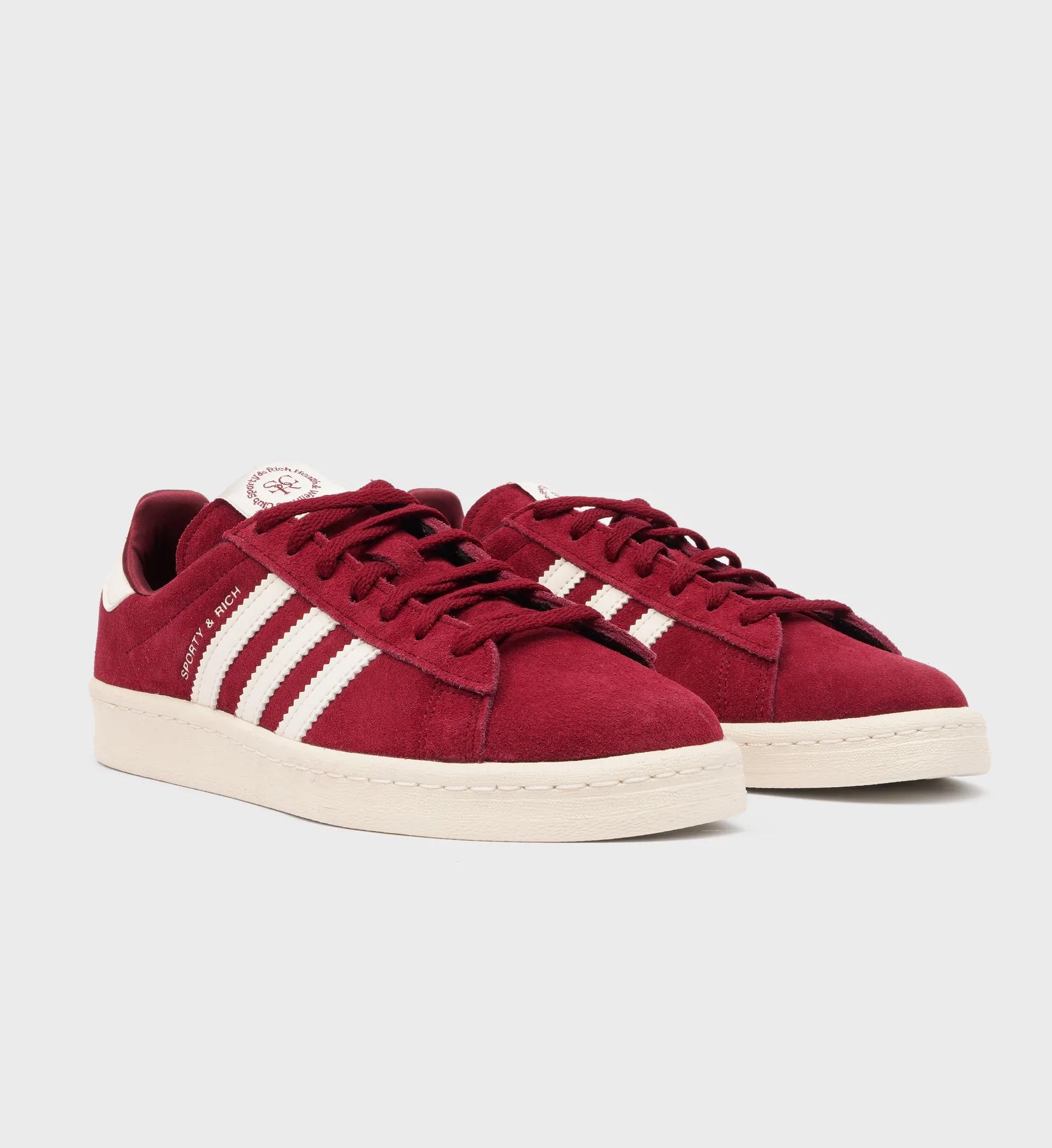 adidas Campus 80's Sporty And Rich Merlot Cream in Red | Lyst