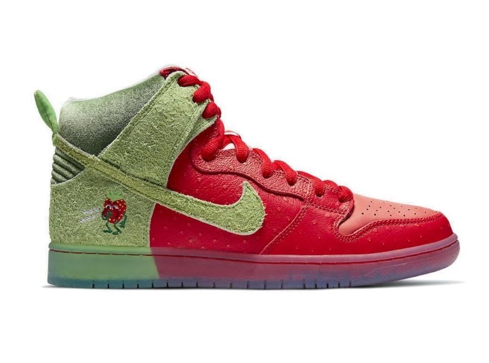 Nike Dunk High Strawberry Cough in Red | Lyst