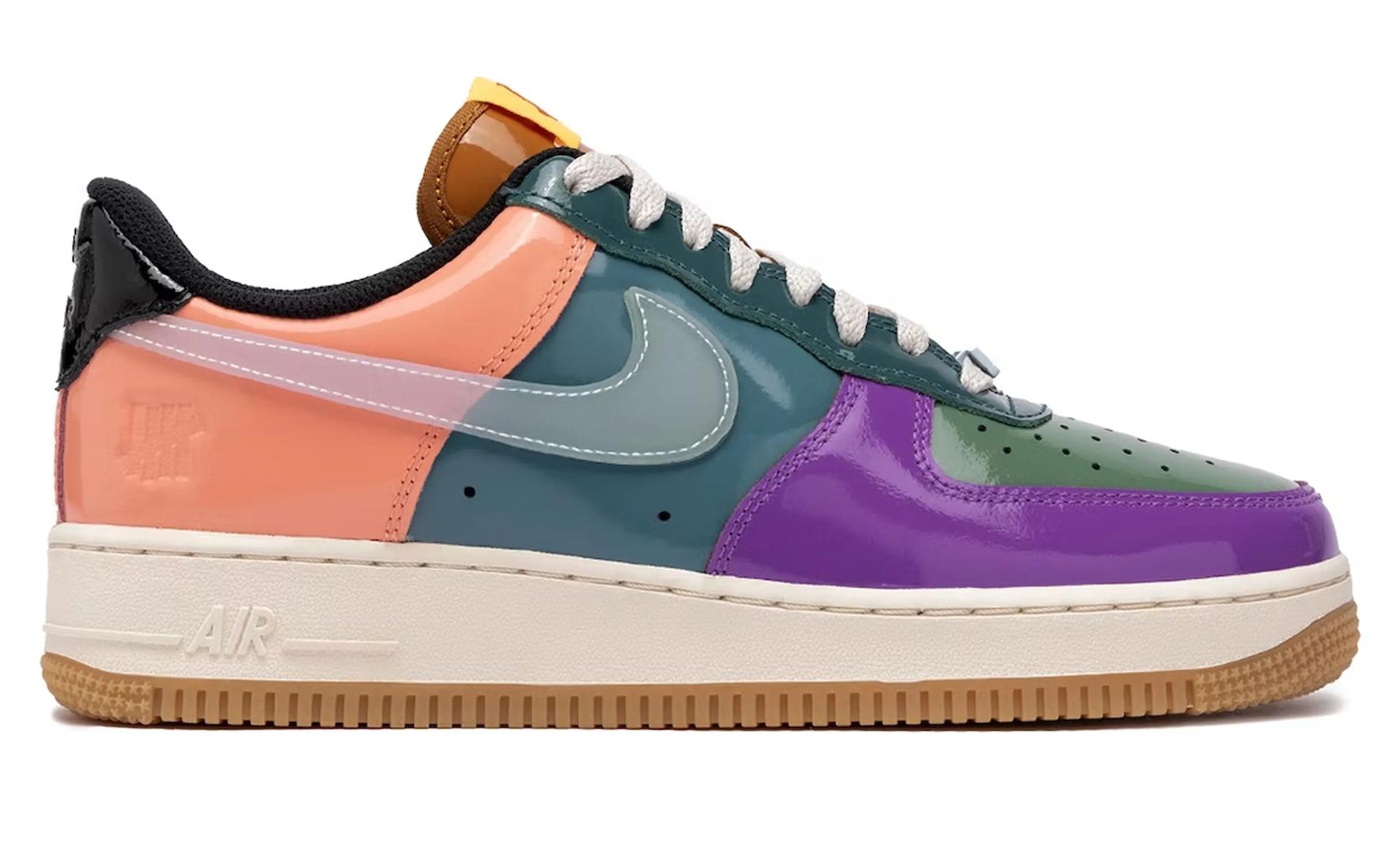 Nike Air Force 1 Low Undefeated Multi-patent Purple Green in Blue | Lyst
