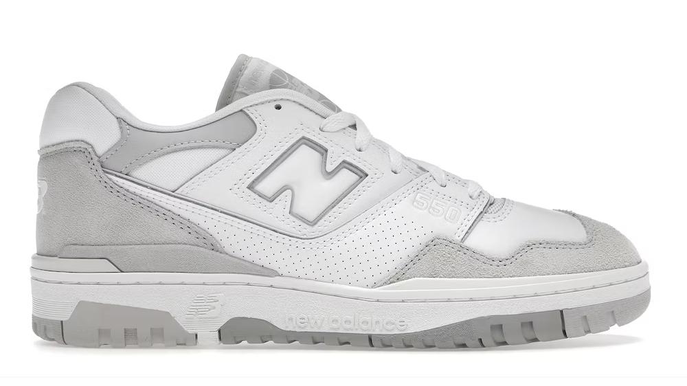 New Balance 550 White Burgundy - US M 7