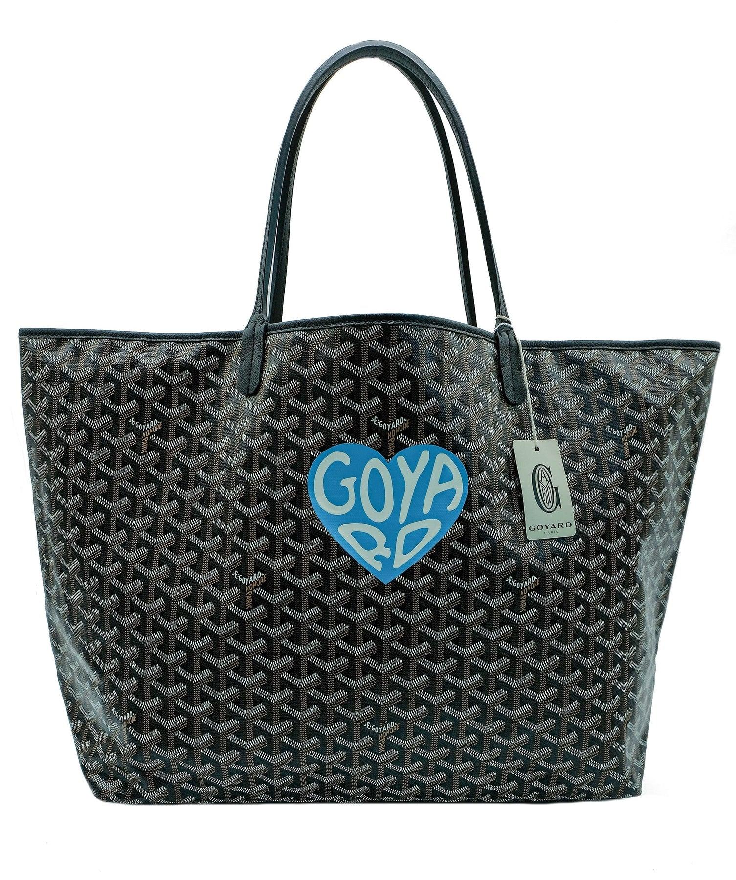 Goyard Saint Louis GM Tote Bag Camouflage Black & Pink