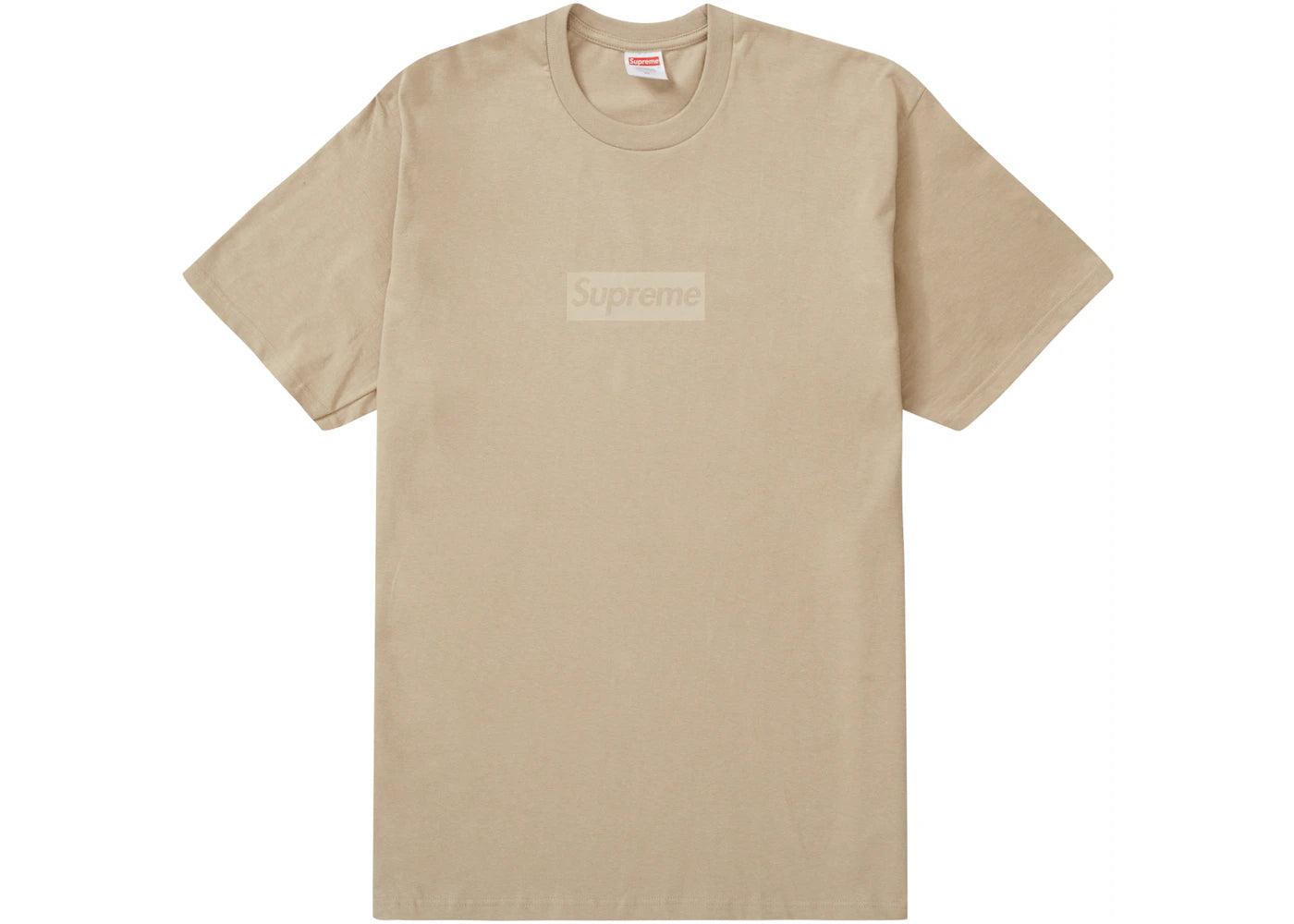 Supreme Tonal Box Logo Tee Khaki in Natural | Lyst