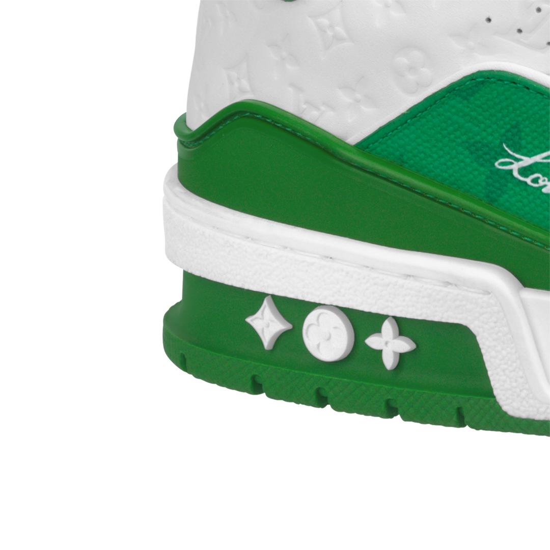 louis vuitton skate sneakers green