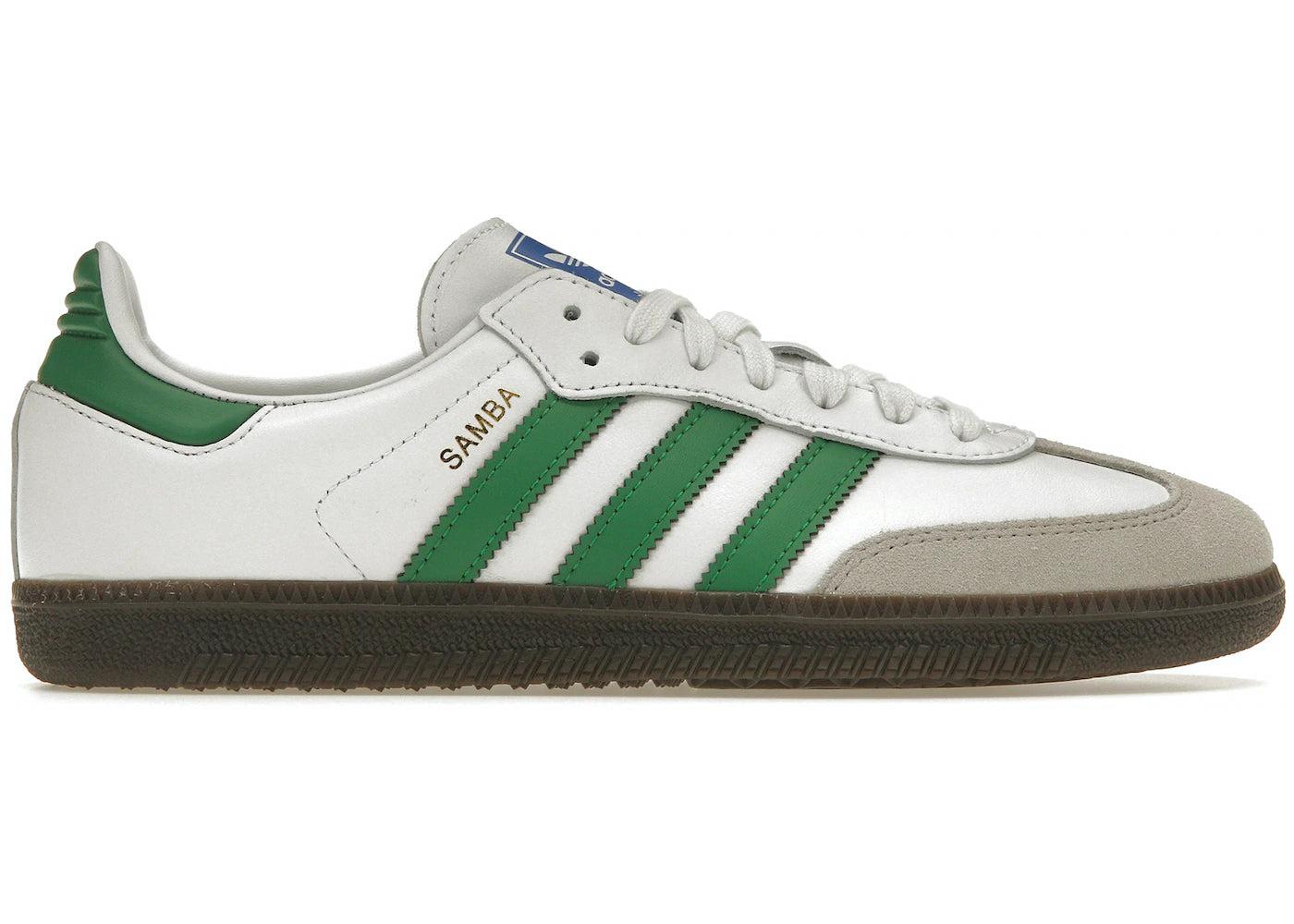 adidas Samba Og Footwear White Green | Lyst