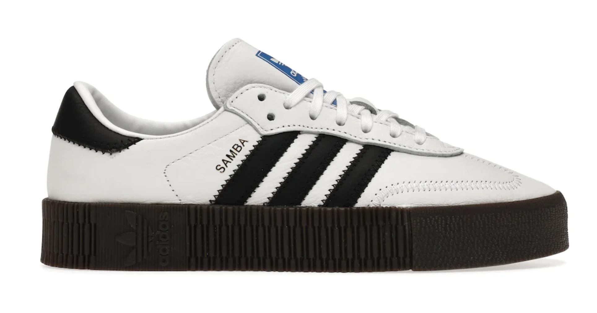 adidas Sambarose White Black Gum (women's) | Lyst