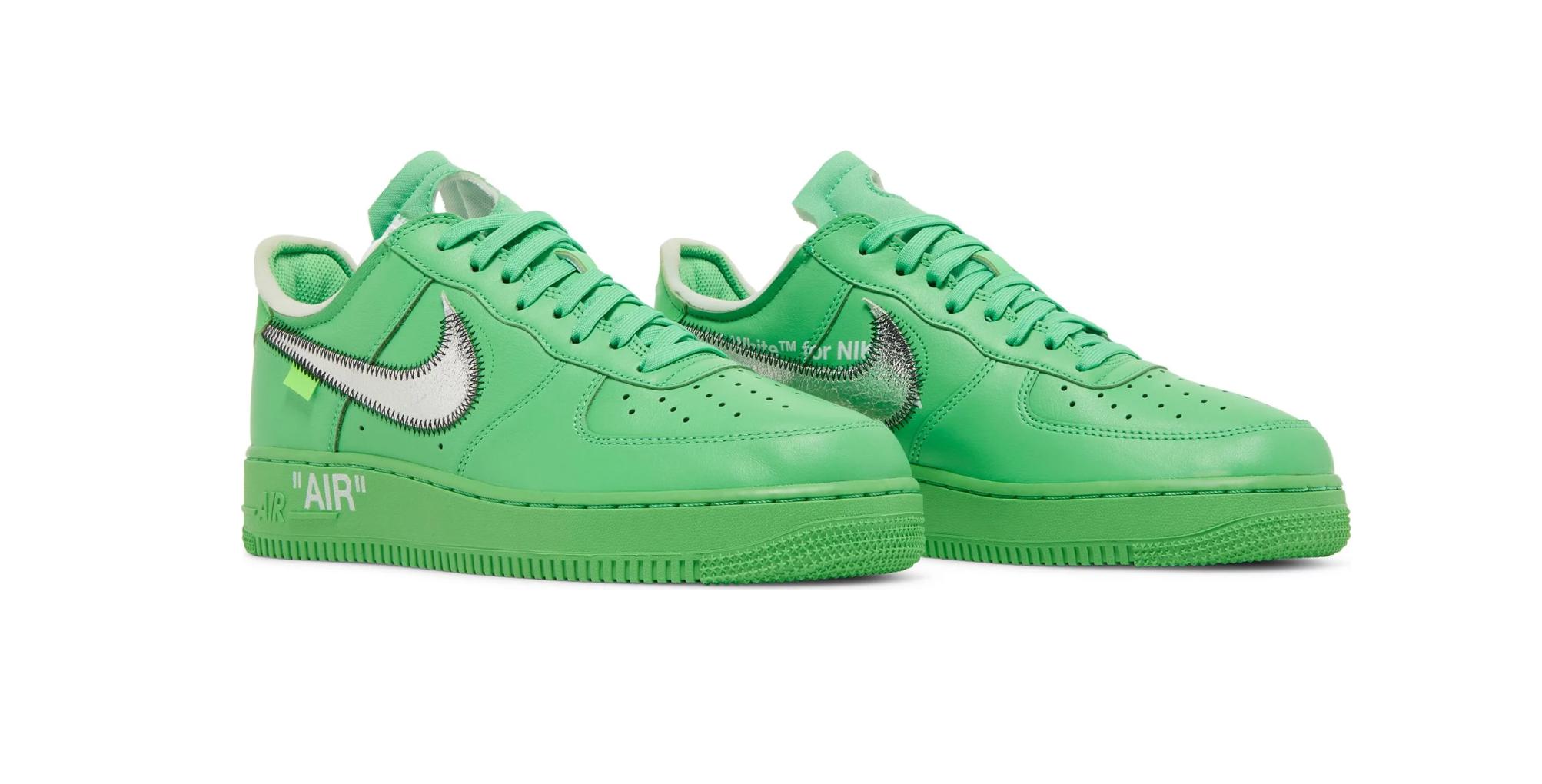 Off-White c/o Virgil Abloh Nike Air Force 1 Low Brooklyn in Green | Lyst