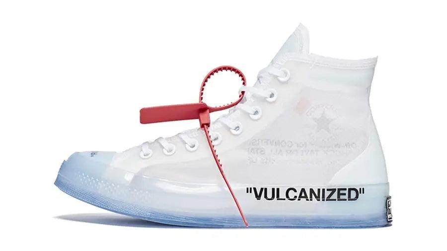 Nike Off-white X Converse Taylor All-star Vulcanized Hi in Black | Lyst